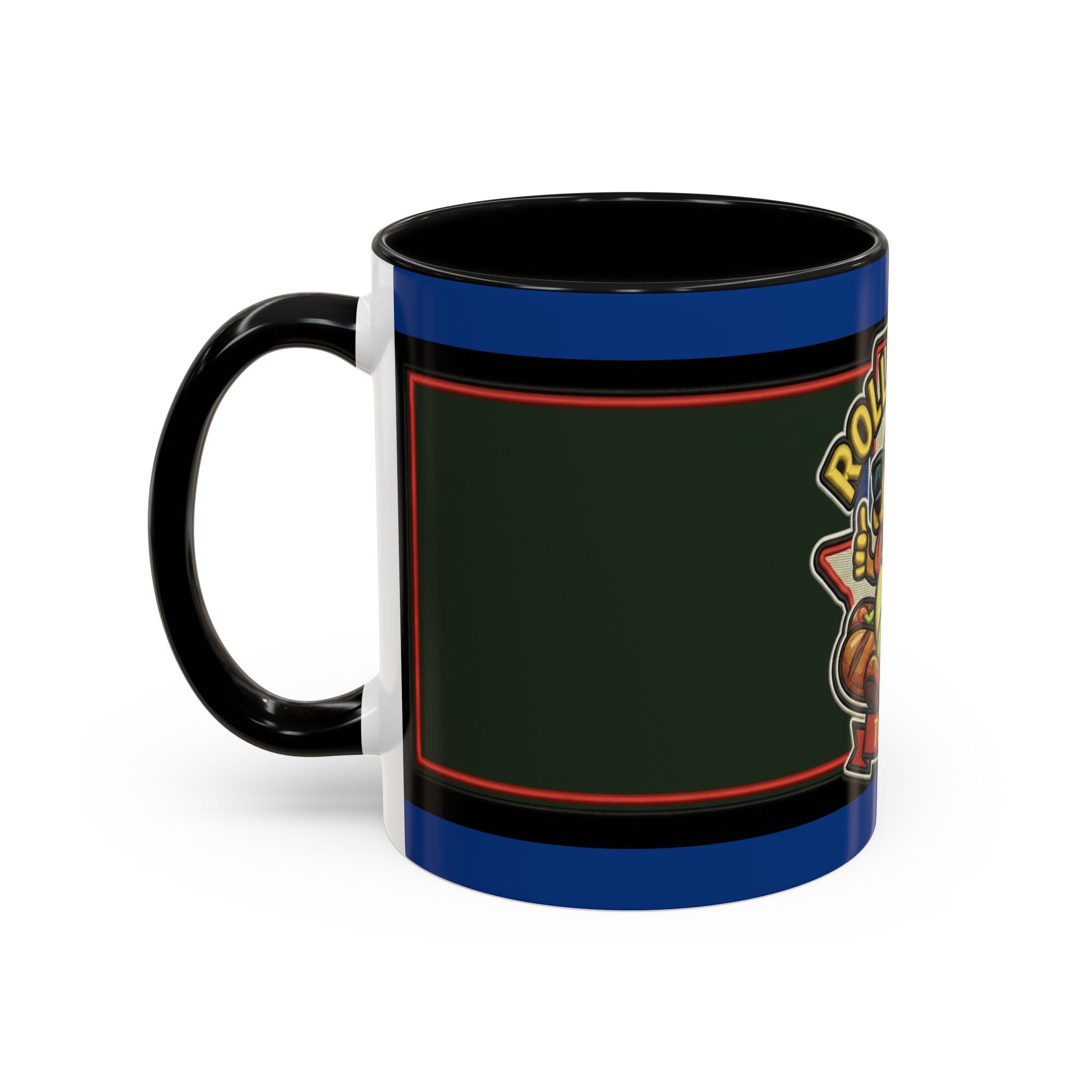 Texas Rollin Dog 'Dog Gone Delicious' Accent Coffee Mug – Fun Hot Dog Logo 11/15oz