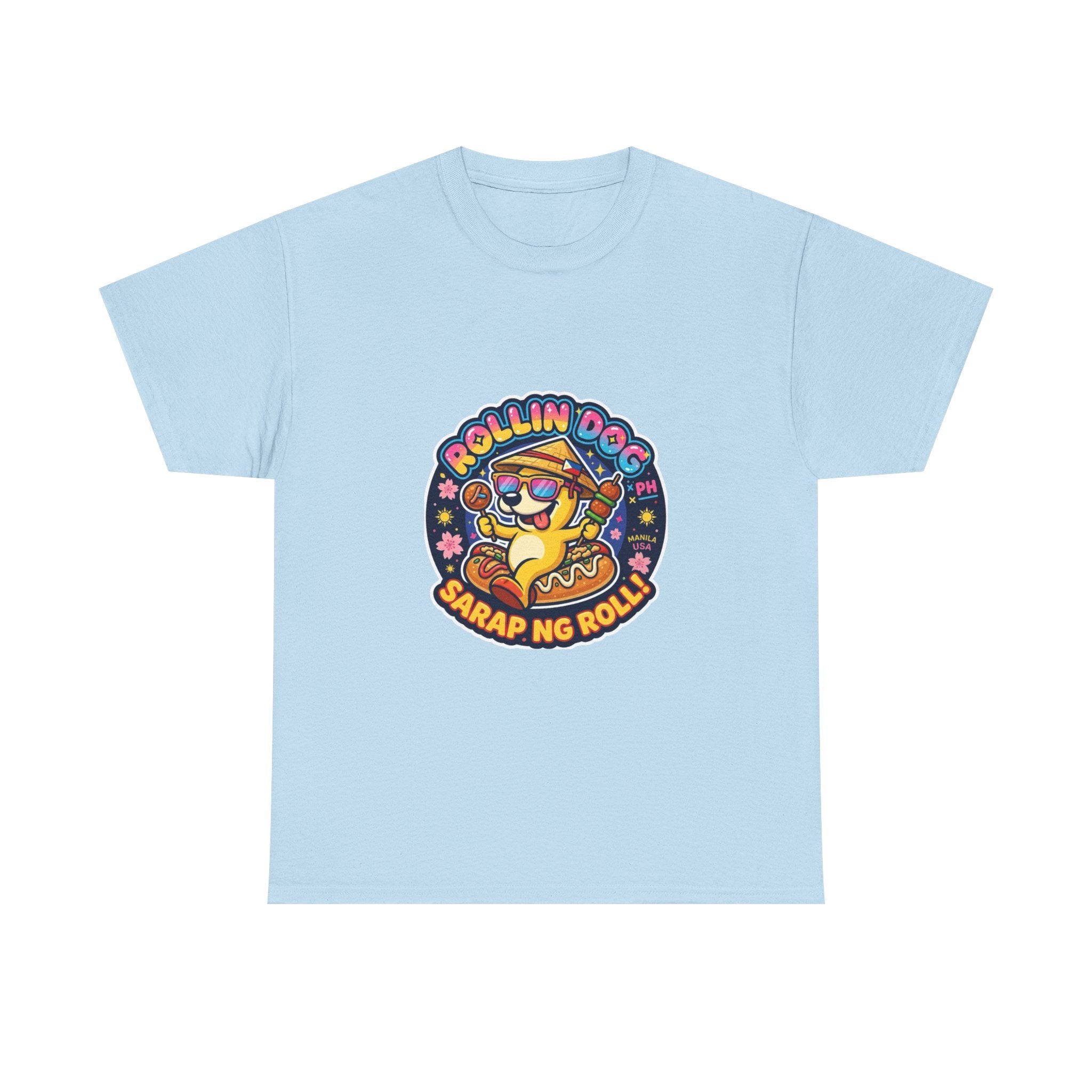 T-Shirt — "Rollin Dog" Sarap ng Roll Cute Filipino Foodie Tee