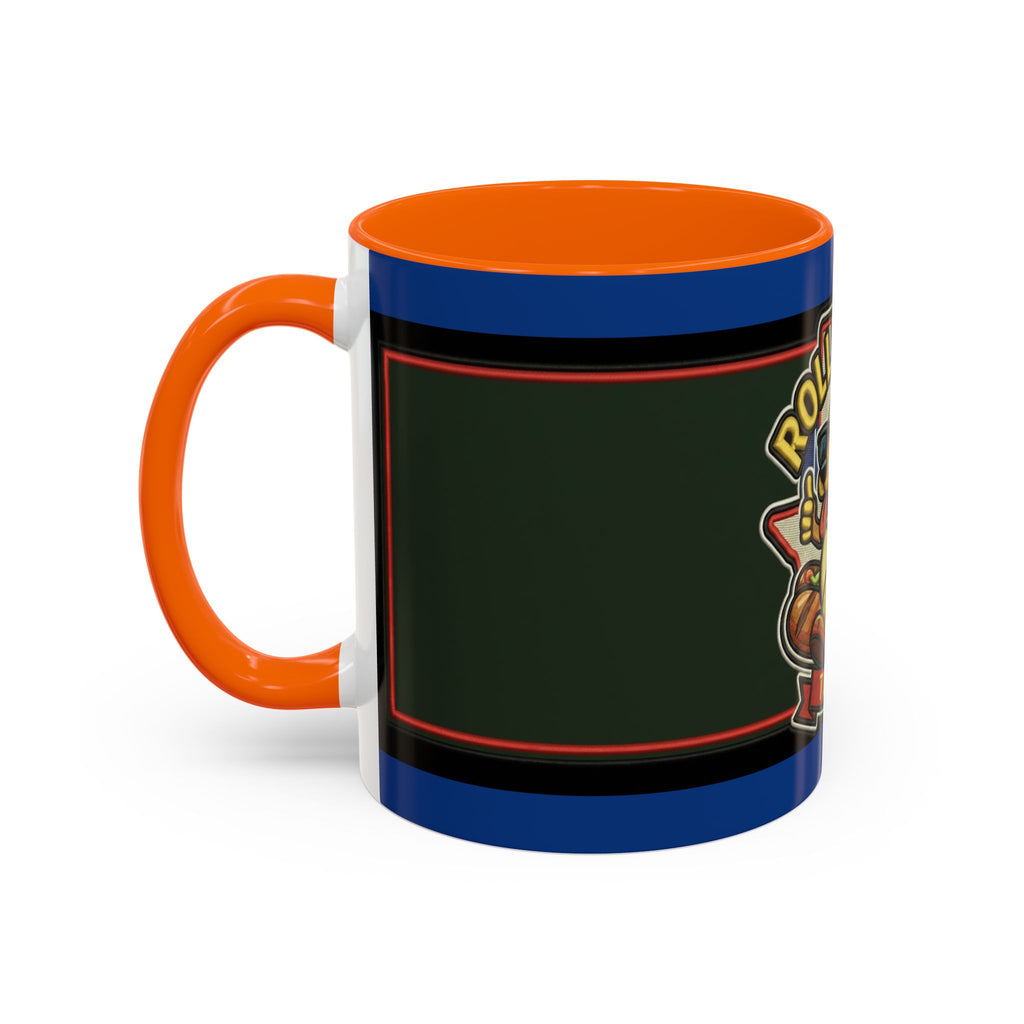Texas Rollin Dog 'Dog Gone Delicious' Accent Coffee Mug – Fun Hot Dog Logo 11/15oz