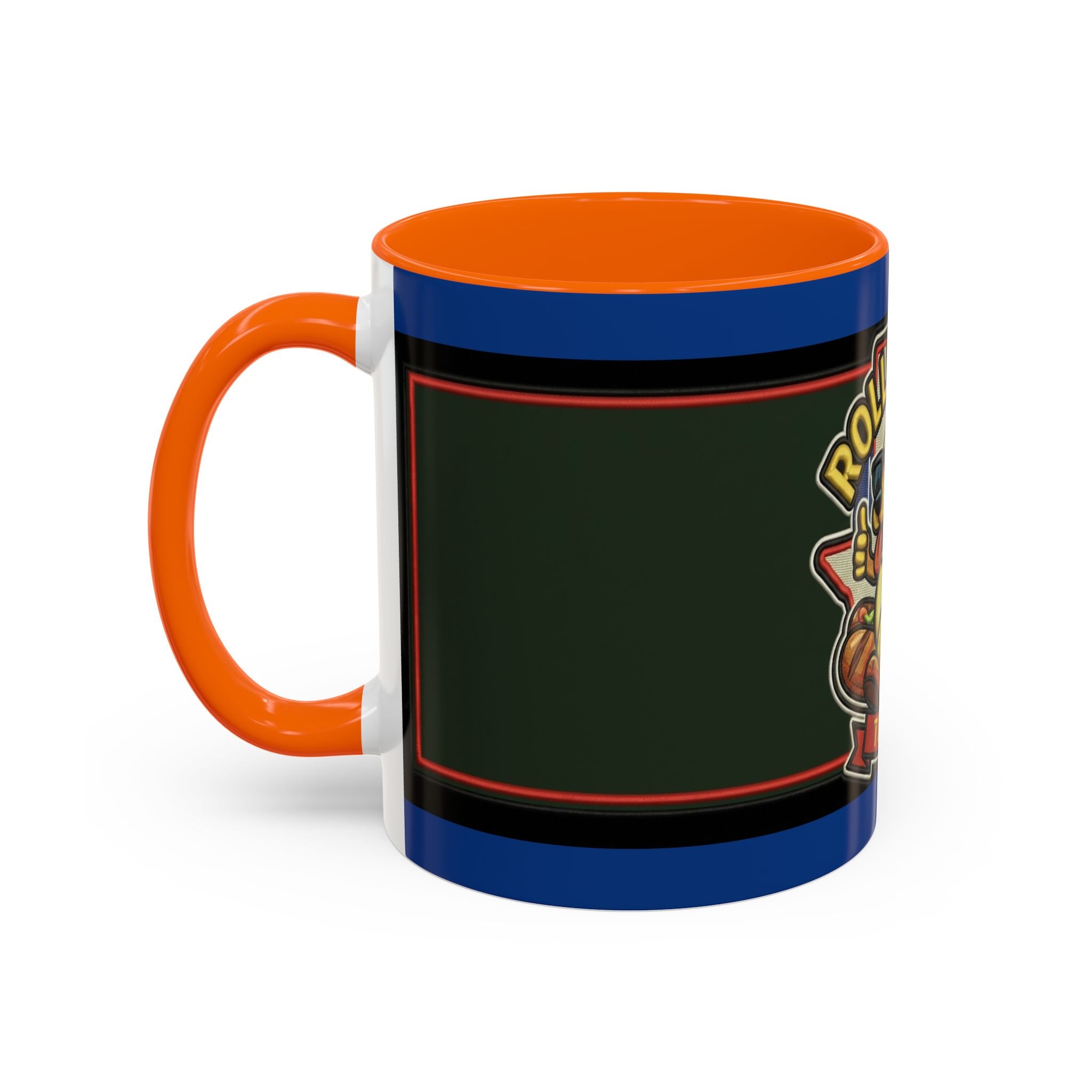 Texas Rollin Dog 'Dog Gone Delicious' Accent Coffee Mug – Fun Hot Dog Logo 11/15oz