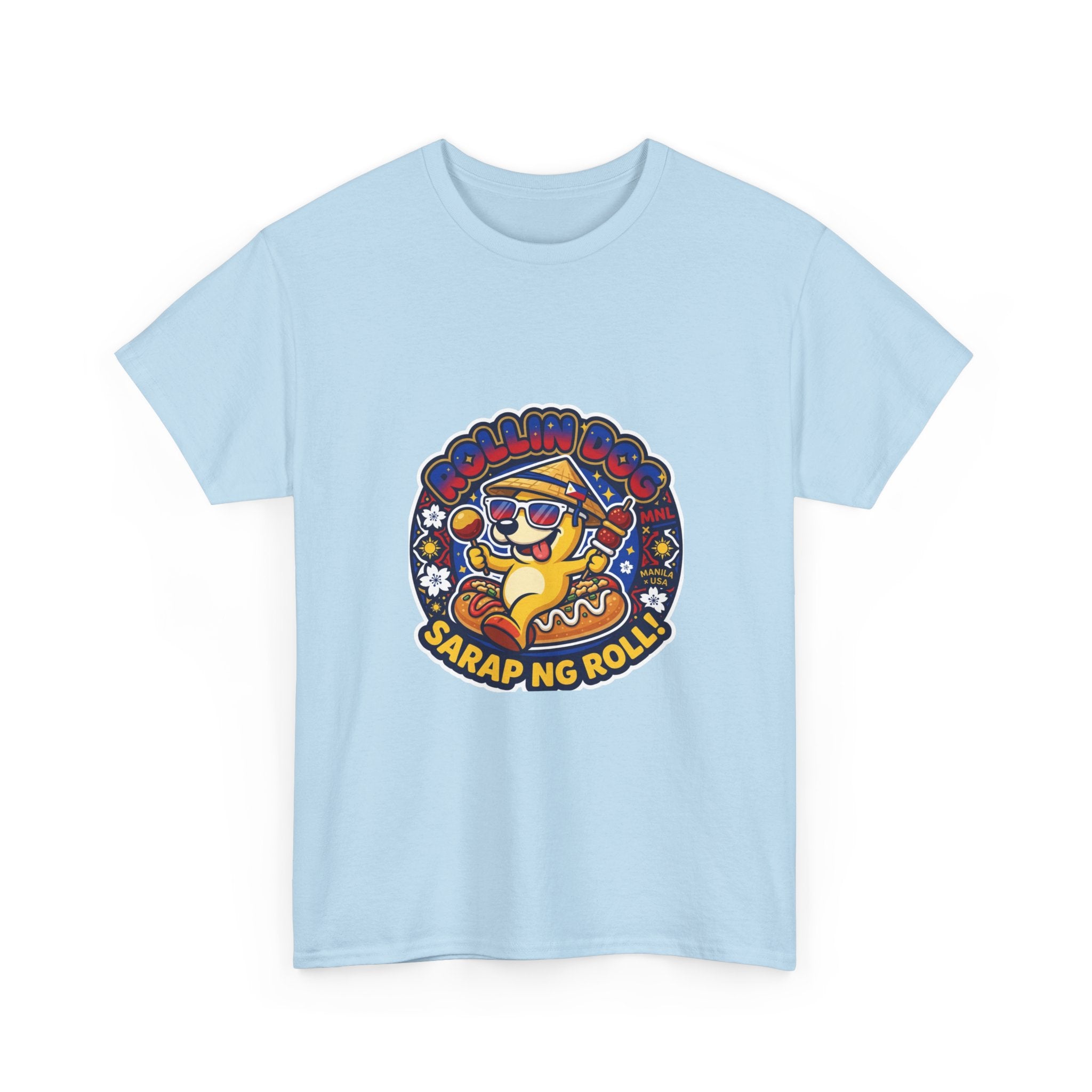 T-Shirt — 'Sarap ng Roll' Retro Cartoon Lumpia Design