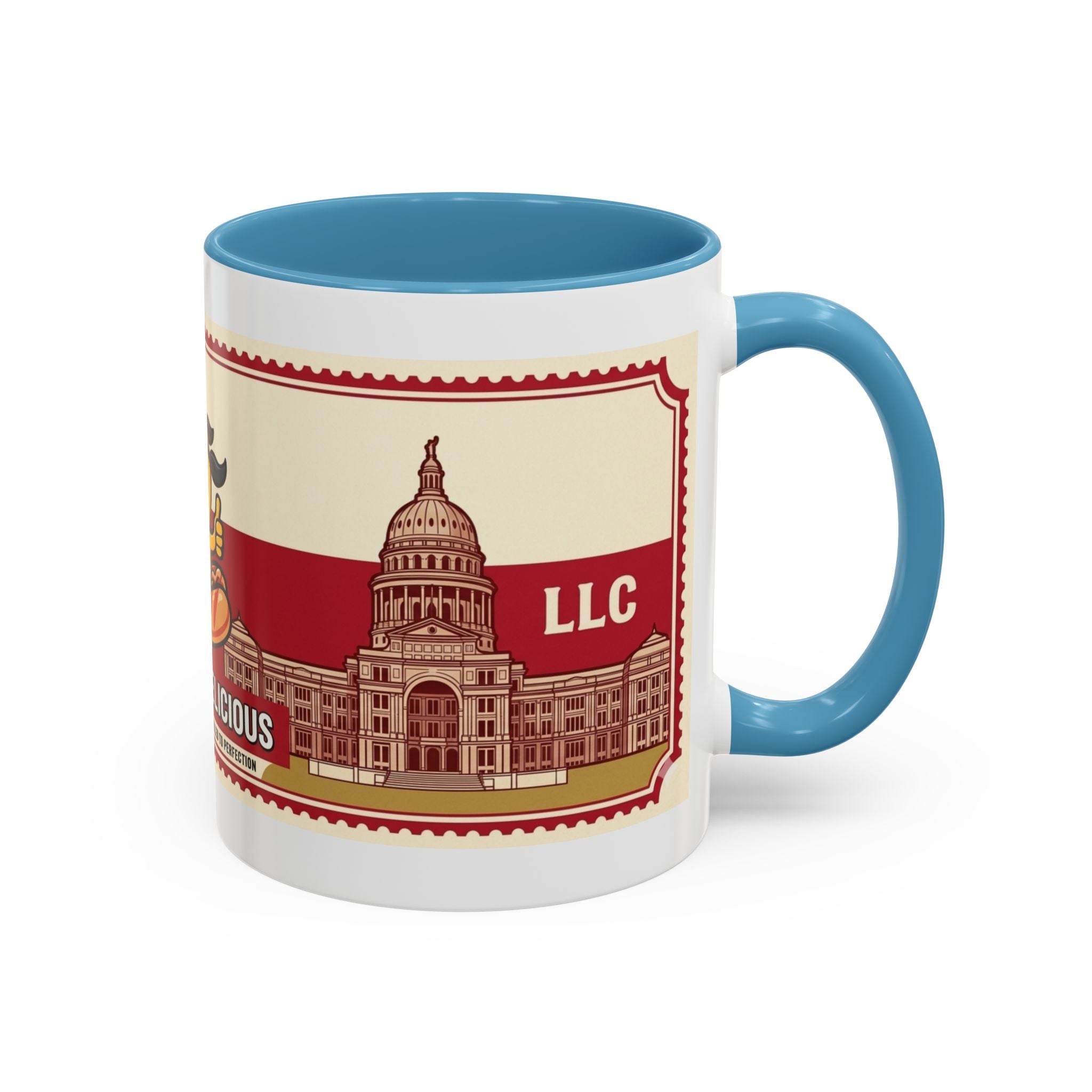 Rollin Dog Coffee Mug — Retro 'Dog Gone Delicious' Hot Dog Design (11/15oz)