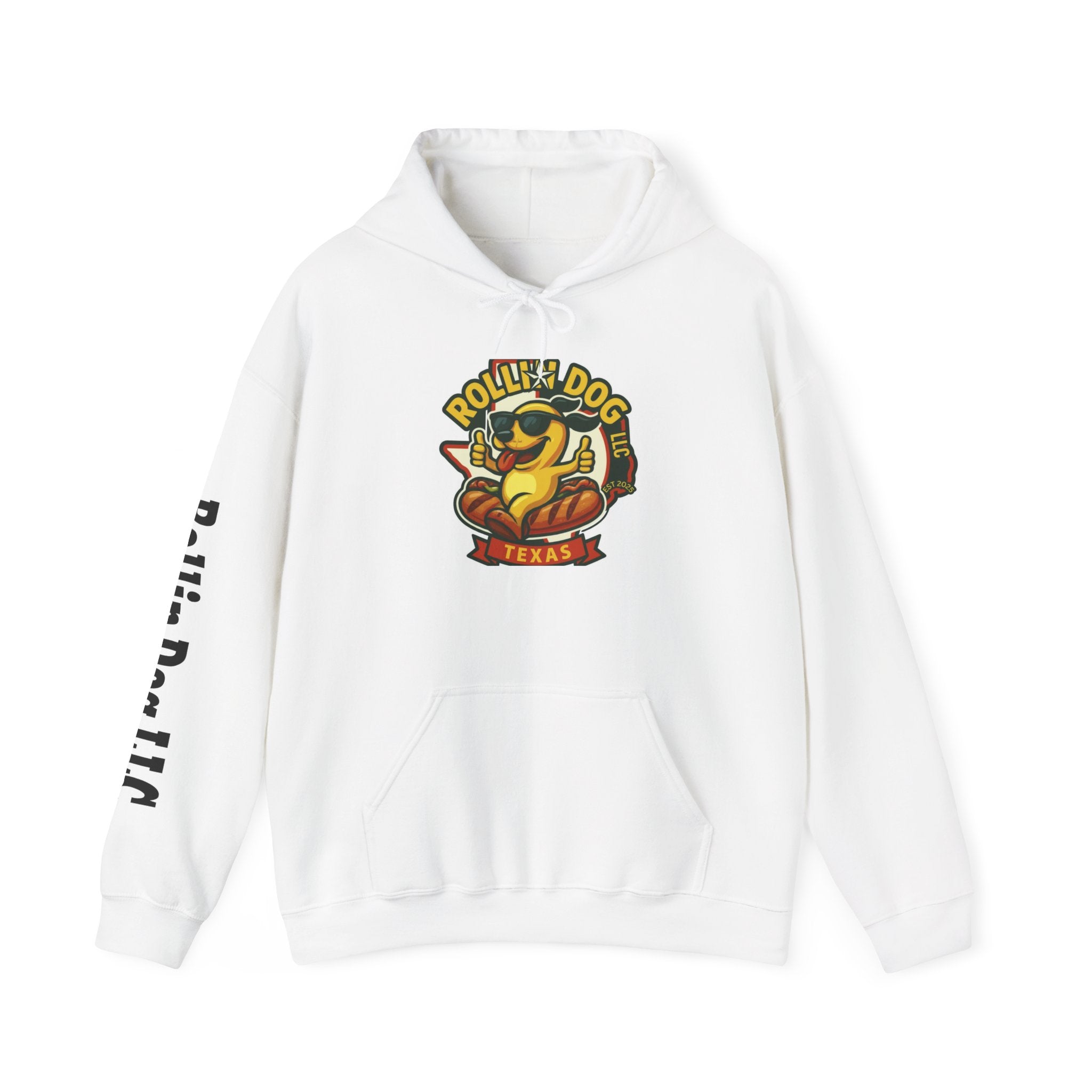 Texas Rollin Dog Unisex Heavy Blend™ Hooded Sweatshirt