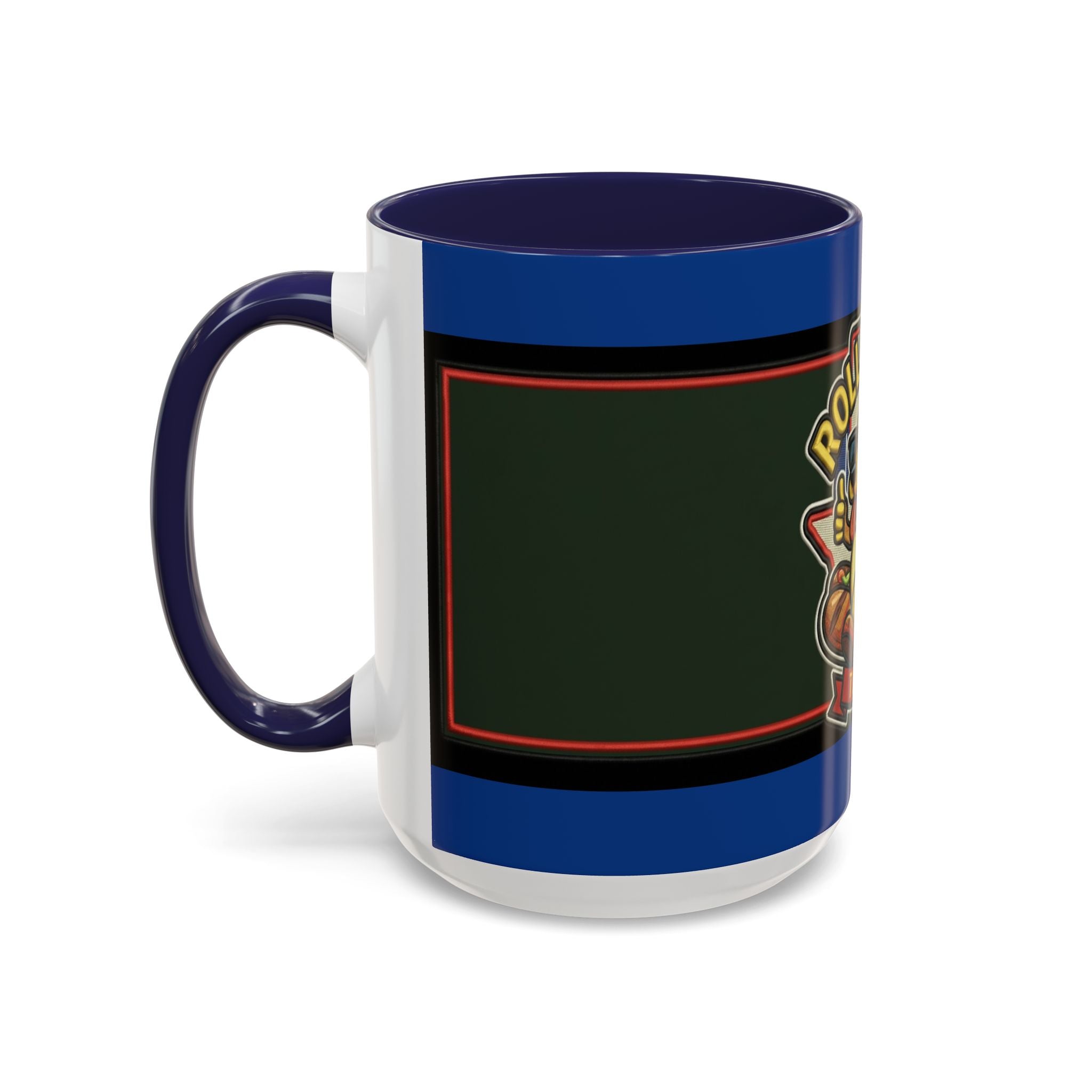 Texas Rollin Dog 'Dog Gone Delicious' Accent Coffee Mug – Fun Hot Dog Logo 11/15oz