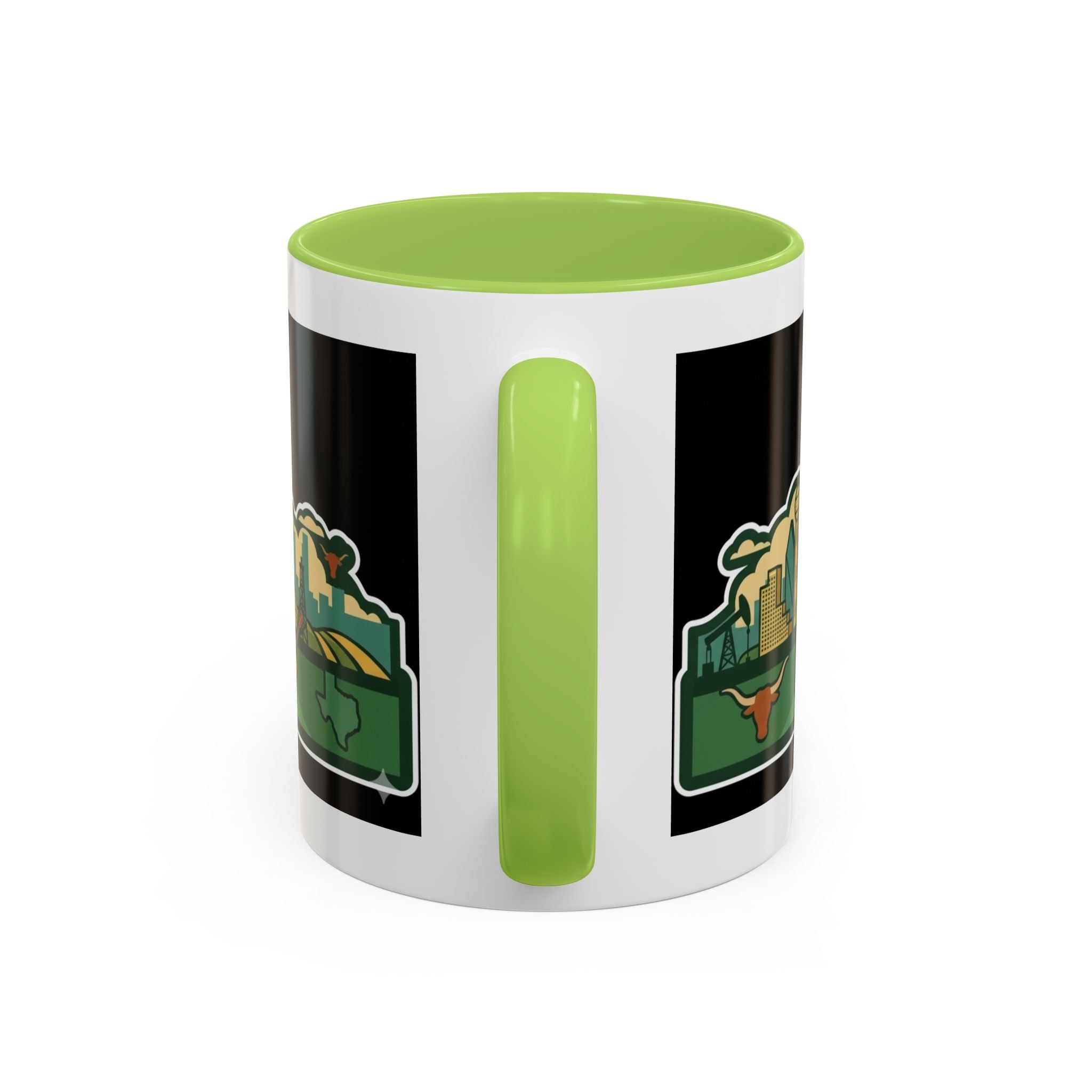 San Antonio Rollin Dog Coffee Mug — Fun Hot Dog Logo Accent Mug (11/15oz)