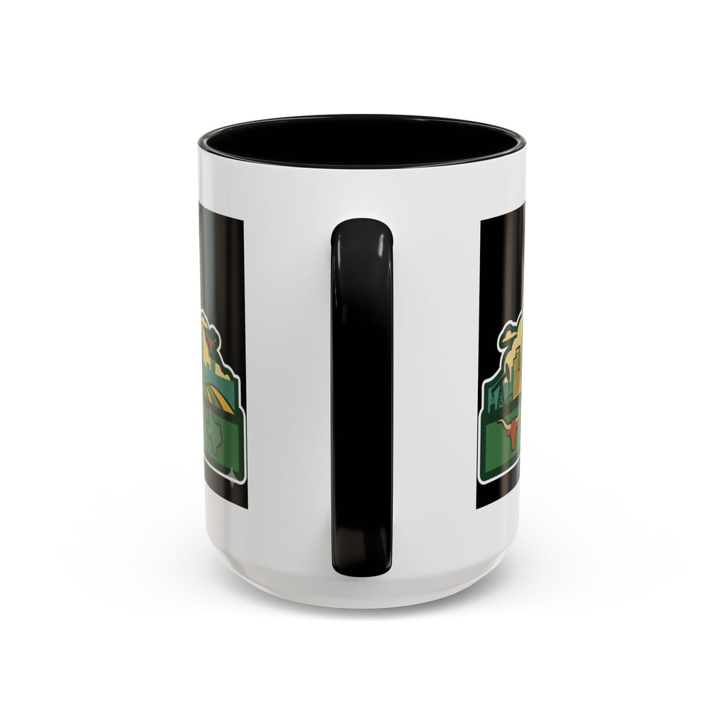 San Antonio Rollin Dog Coffee Mug — Fun Hot Dog Logo Accent Mug (11/15oz)