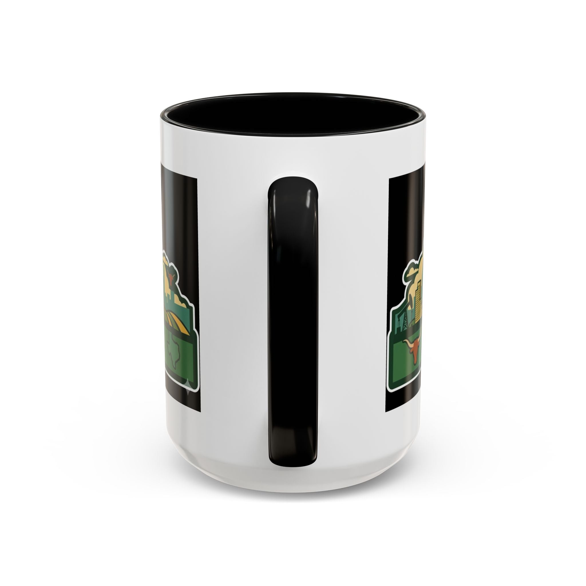 San Antonio Rollin Dog Coffee Mug — Fun Hot Dog Logo Accent Mug (11/15oz)