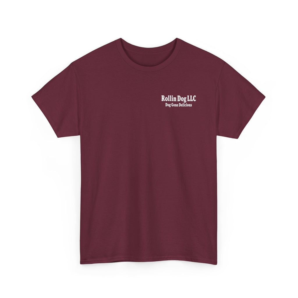 Rollin Dog Tee Graffiti 3 — 'Rollin Dog: Dog Gone Delicious' Graphic T‑Shirt