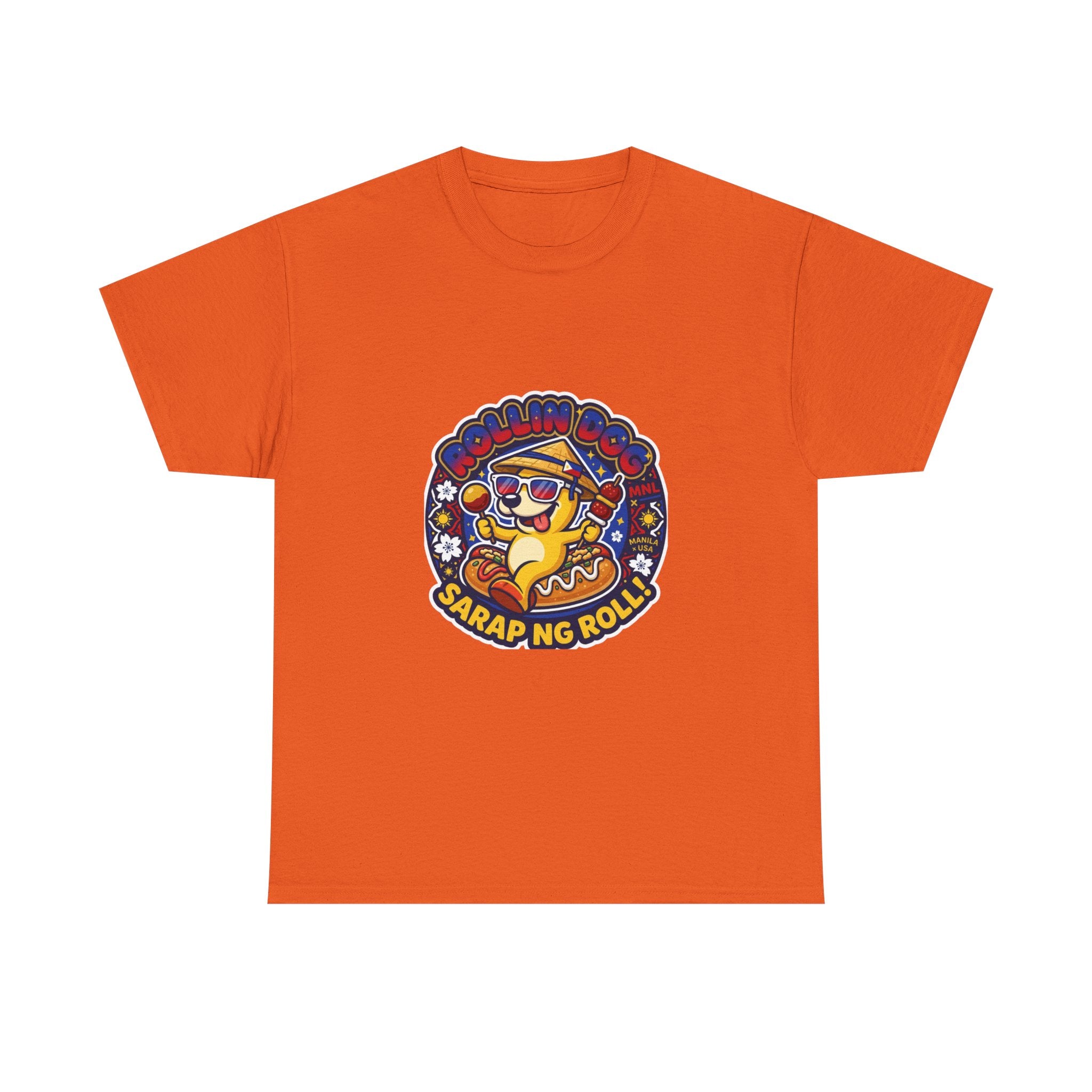 T-Shirt — 'Sarap ng Roll' Retro Cartoon Lumpia Design