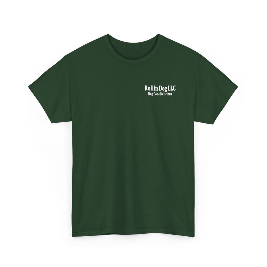 Rollin Dog Tee Graffiti 3 — 'Rollin Dog: Dog Gone Delicious' Graphic T‑Shirt