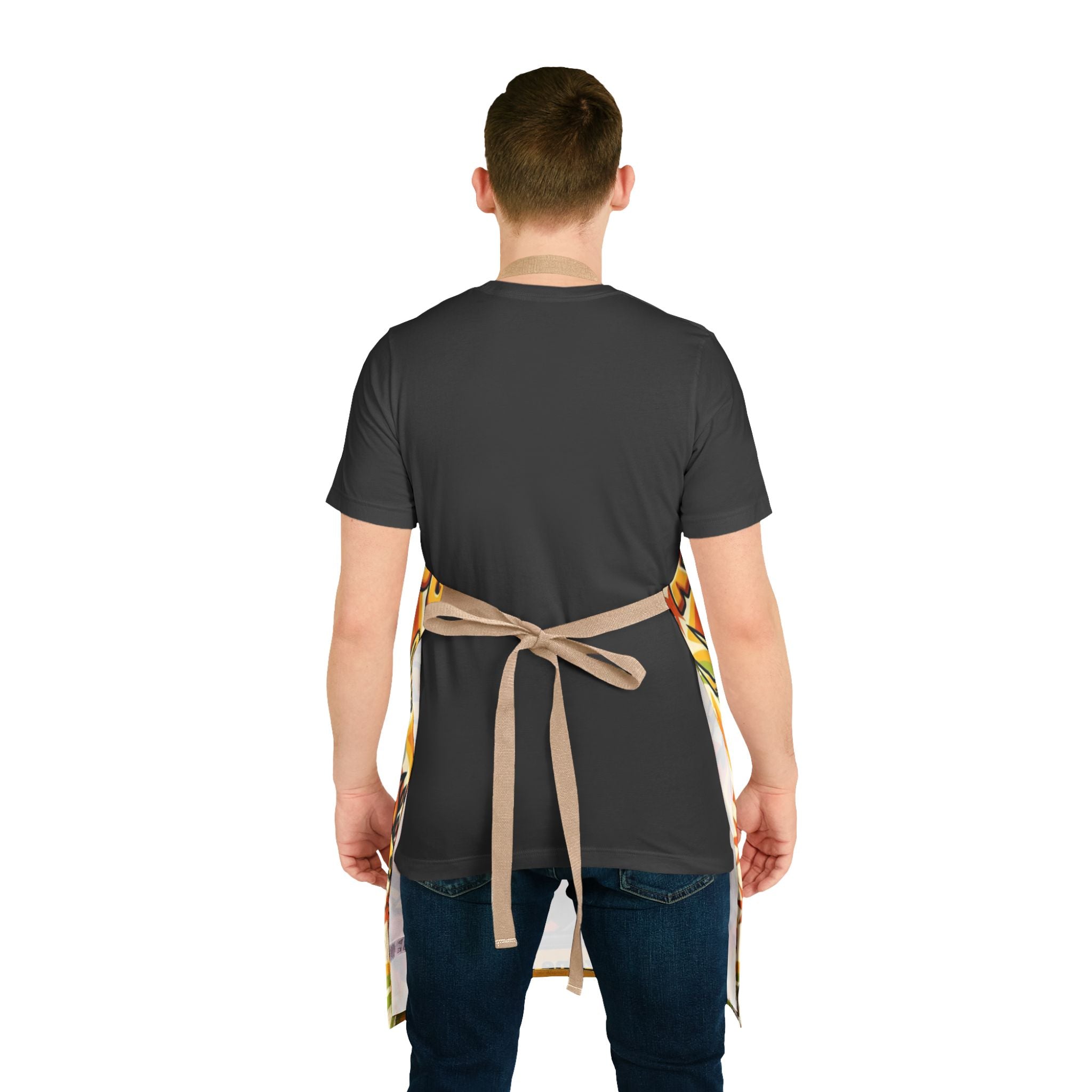 Grilling Apron — "Rollin Dog" Hot Dog BBQ Apron (Dog Gone Delicious)