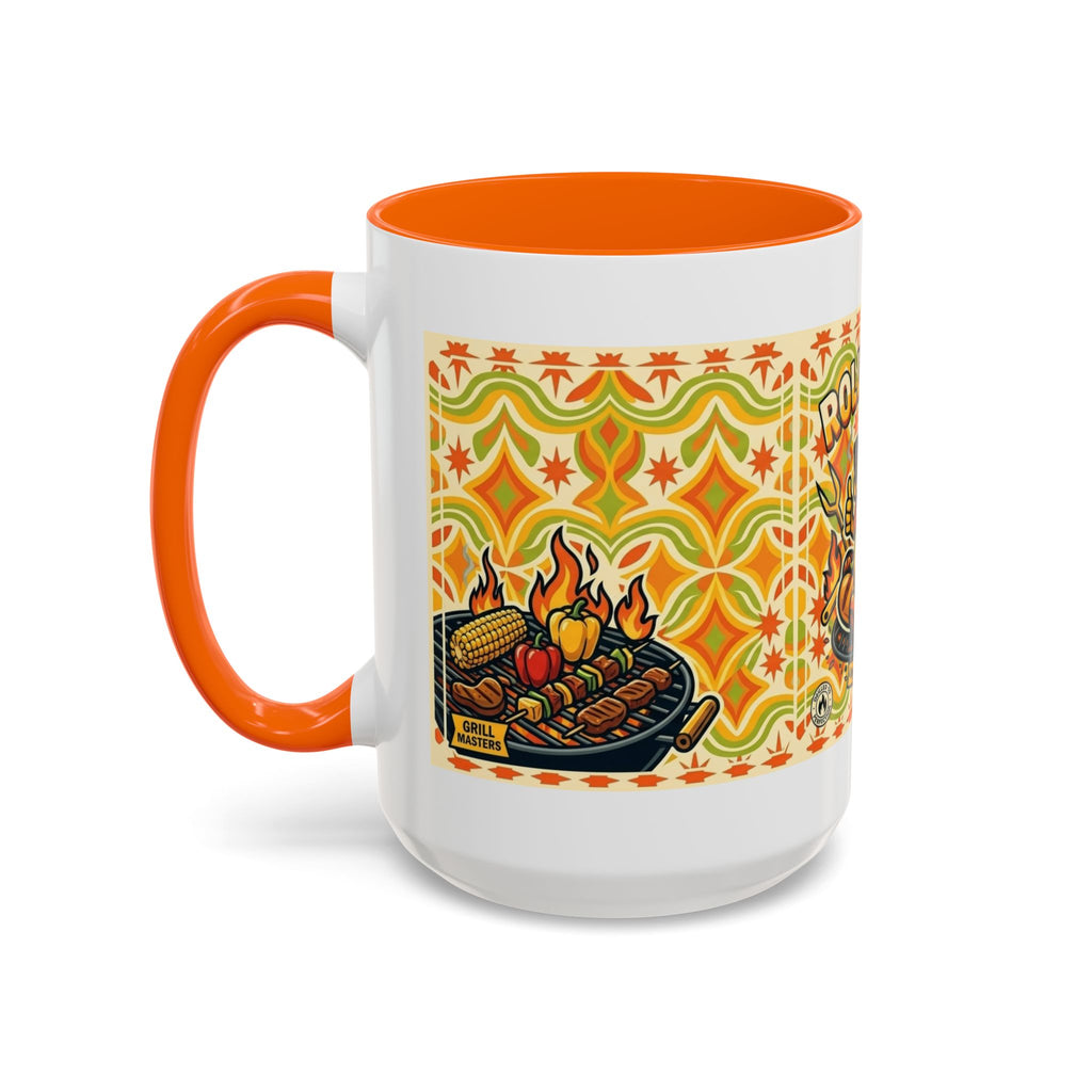 Retron Hot Dog Food Truck Accent Coffee Mug — "Rollin Dog" Retro Summer BBQ Mug (11/15oz)