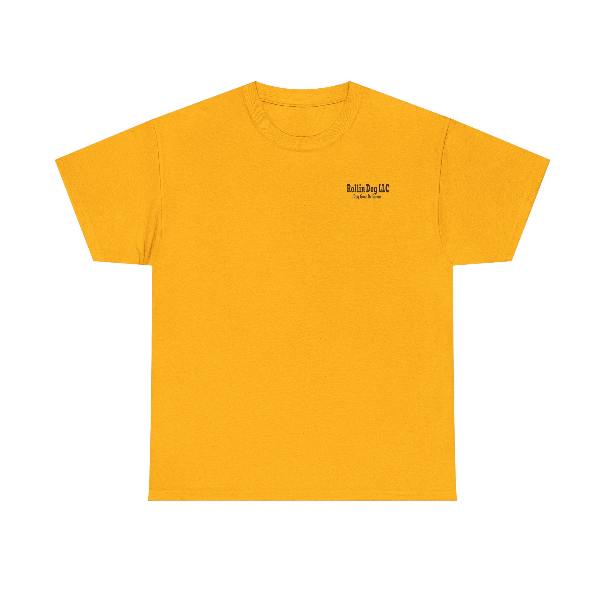 T-Shirt — "Rollin Dog: Dog Gone Delicious" Retro Hot Dog Graphic Tee