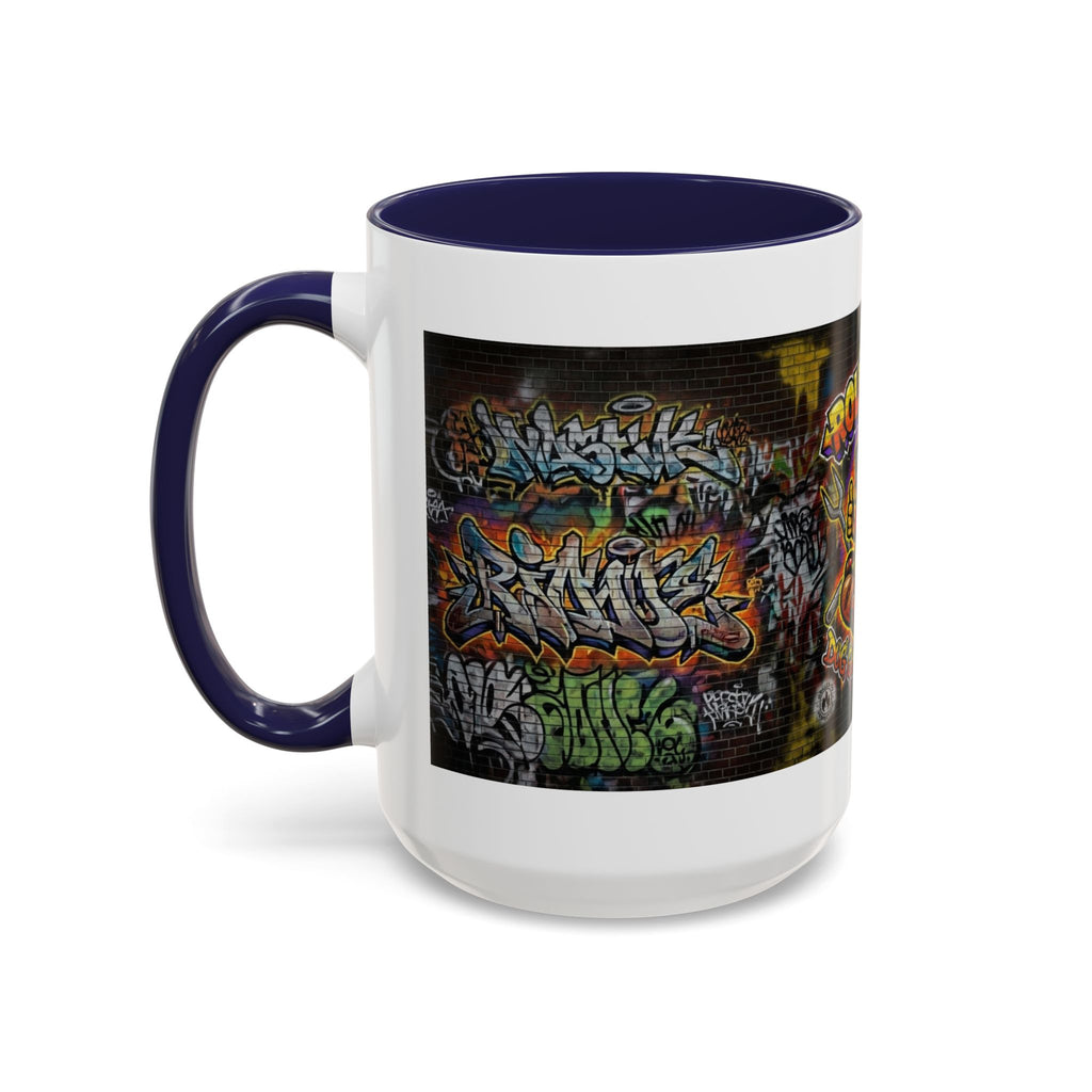 Rollin Dog Hot Dog Mug — Graffiti Skate Vibe Coffee Cup (11/15oz)