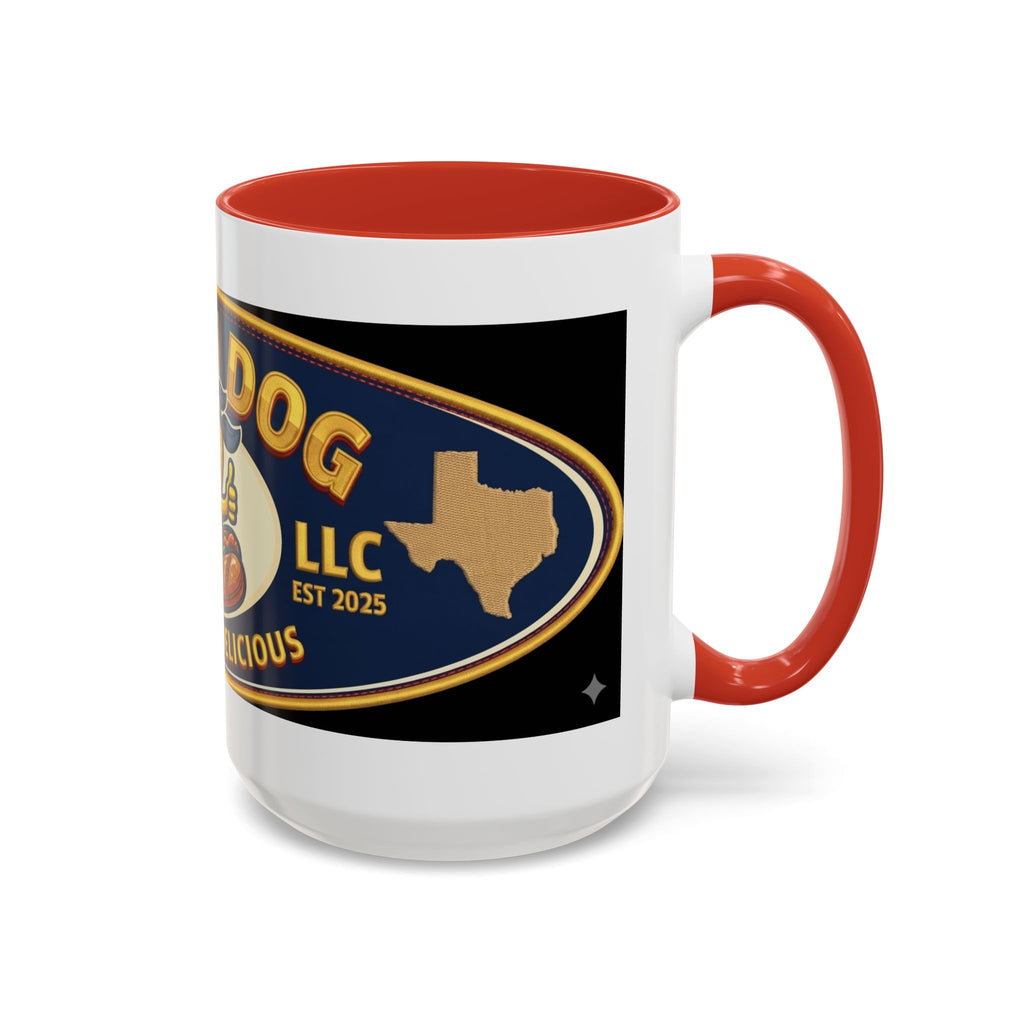 Texas Rollin Dog Coffee Mug - 'Dog Gone Delicious' Novelty Accent Mug (11/15oz)