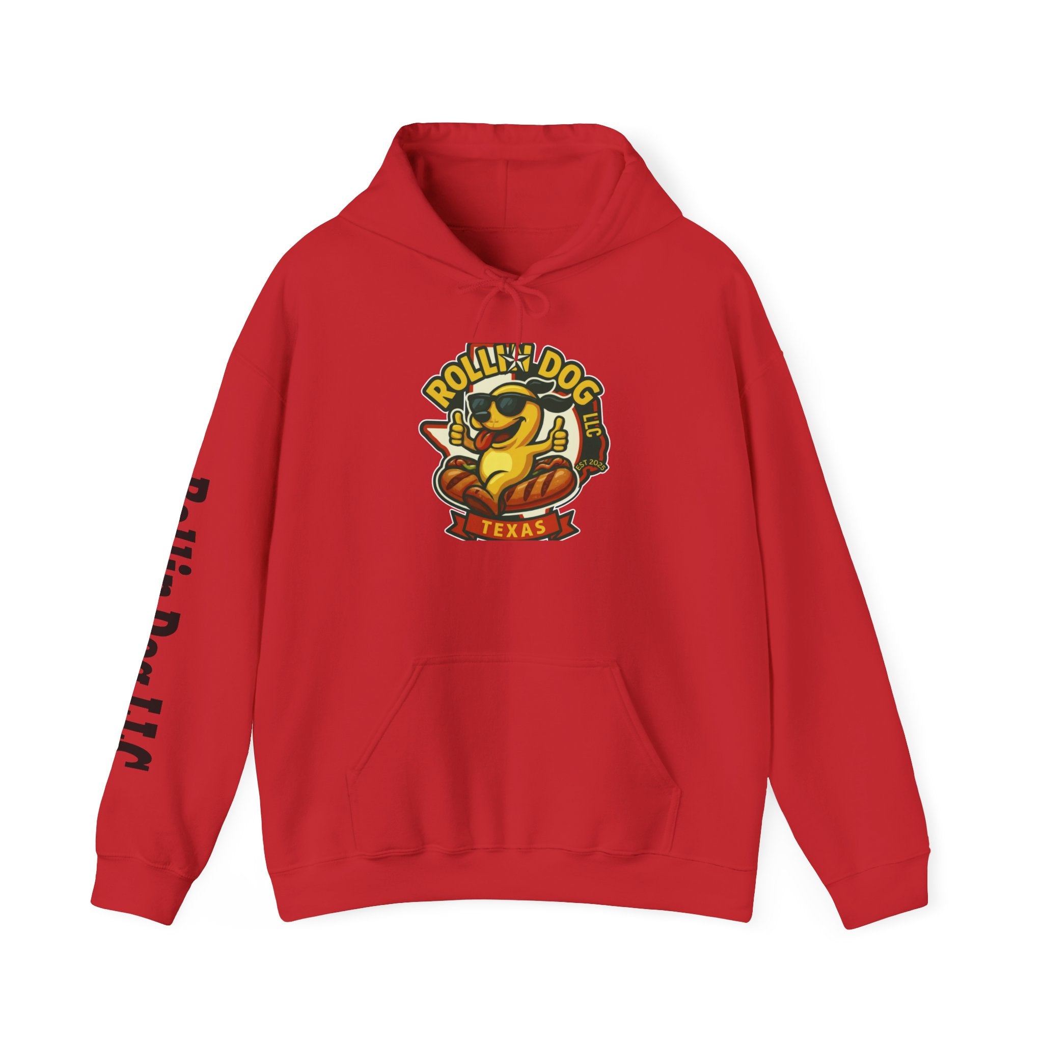 Texas Rollin Dog Unisex Heavy Blend™ Hooded Sweatshirt