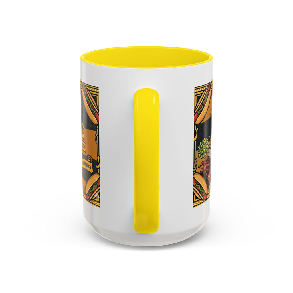 Rollin Dog Hot Dog Mug — Retro 'Dog Gone Delicious' Coffee Cup (11/15oz)