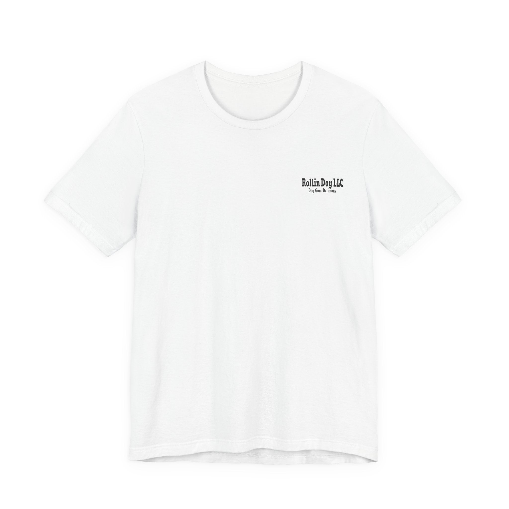 Rollin Dog Graphic Tee Graffiti 1 — Retro Hot Dog Street Art T-Shirt