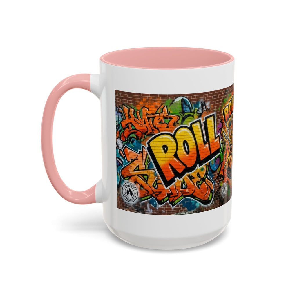 Rollin' Dog Graffiti Coffee Mug — Fun Hot Dog Street Art Accent Mug (11/15oz)
