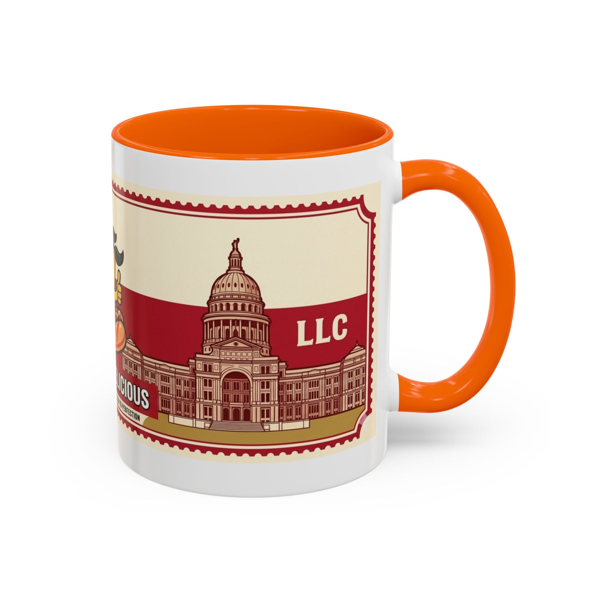 Rollin Dog Coffee Mug — Retro 'Dog Gone Delicious' Hot Dog Design (11/15oz)