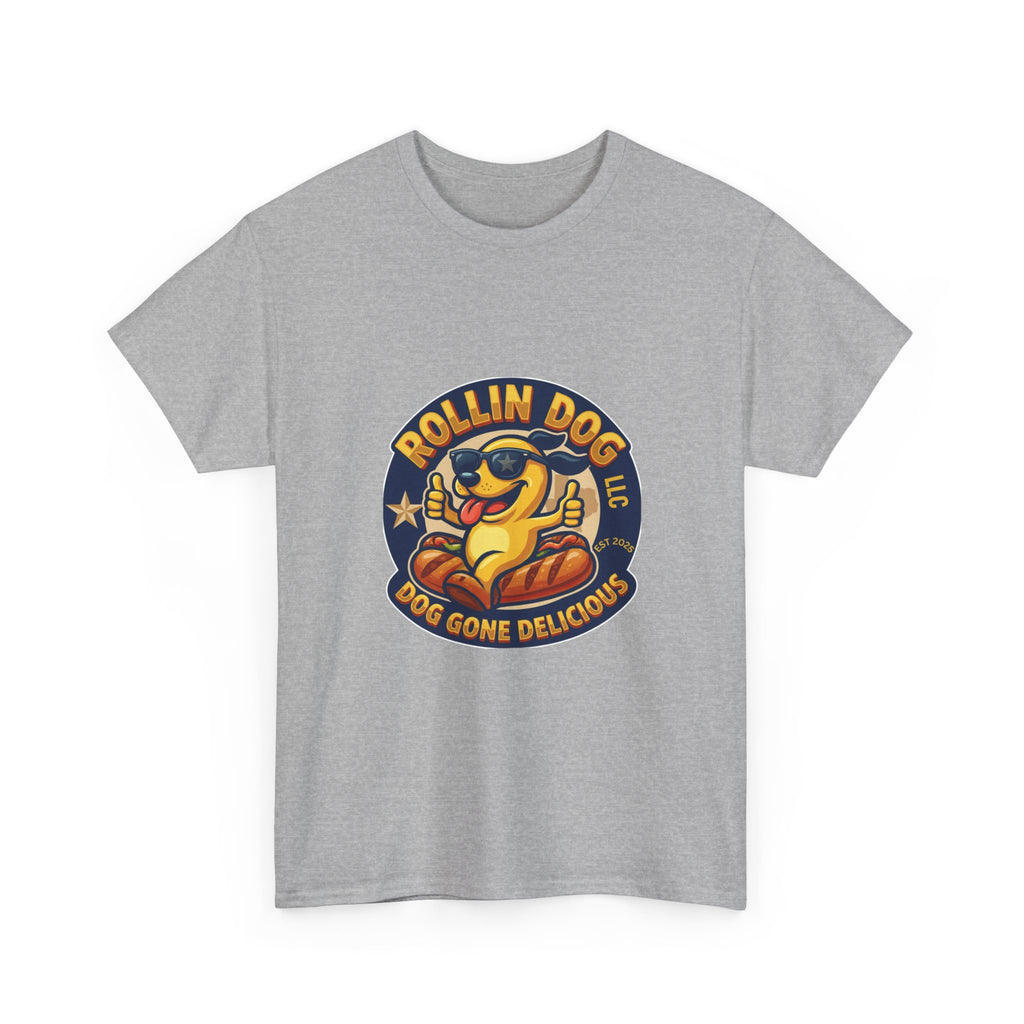 T-Shirt — "Texas Rollin Dog" Retro Hot Dog Mascot Tee