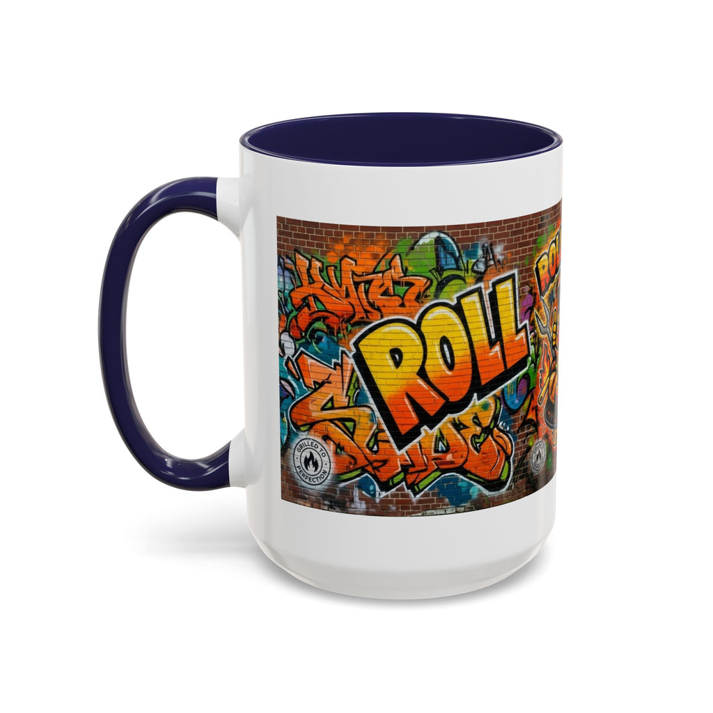 Rollin' Dog Graffiti Coffee Mug — Fun Hot Dog Street Art Accent Mug (11/15oz)