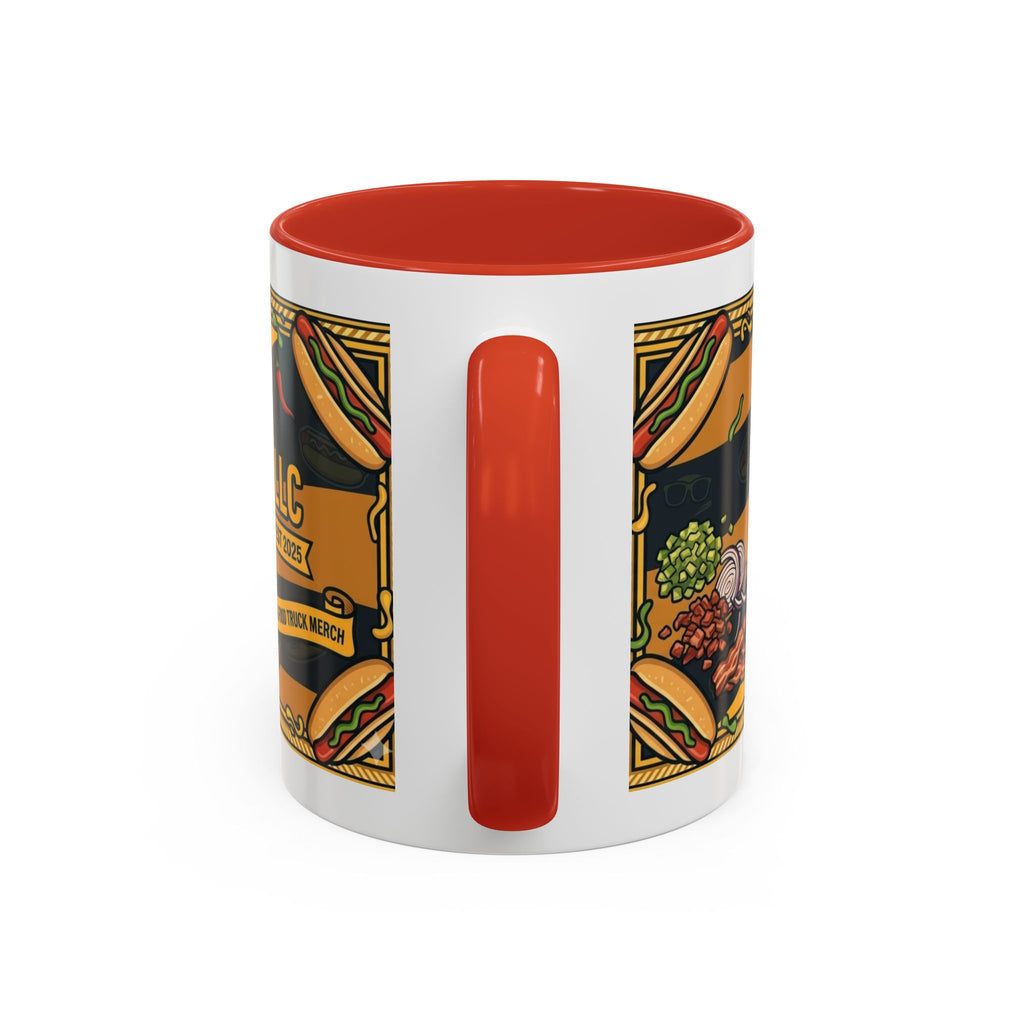 Rollin Dog Hot Dog Mug — Retro 'Dog Gone Delicious' Coffee Cup (11/15oz)