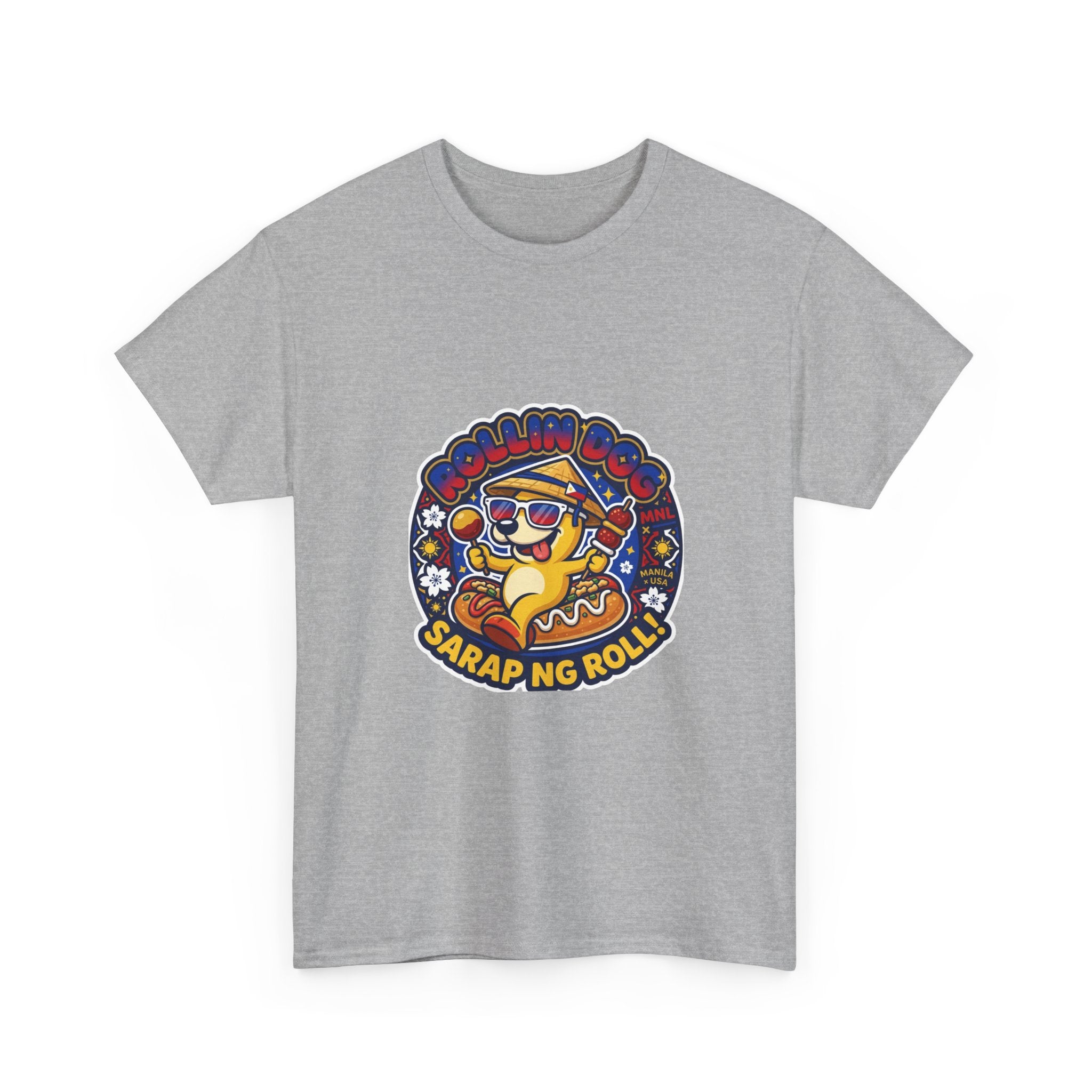 T-Shirt — 'Sarap ng Roll' Retro Cartoon Lumpia Design