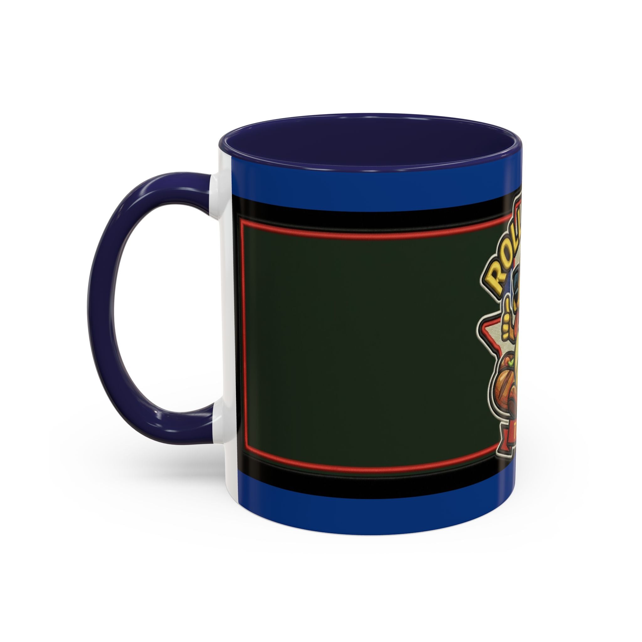 Texas Rollin Dog 'Dog Gone Delicious' Accent Coffee Mug – Fun Hot Dog Logo 11/15oz