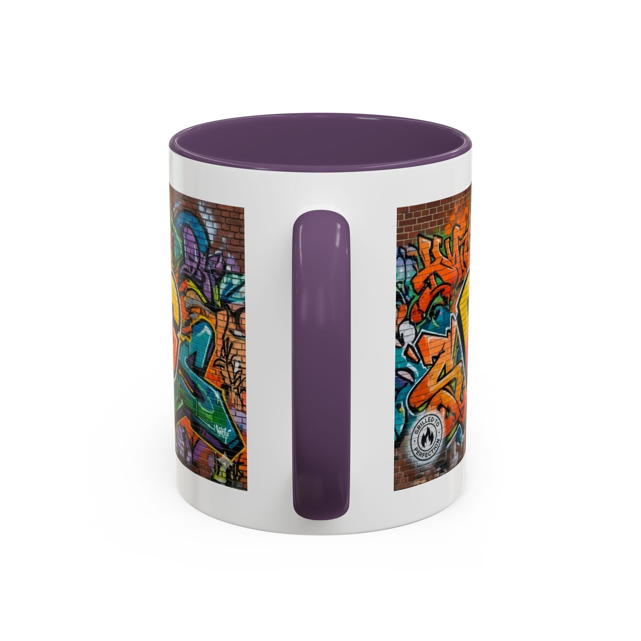 Rollin' Dog Graffiti Coffee Mug — Fun Hot Dog Street Art Accent Mug (11/15oz)