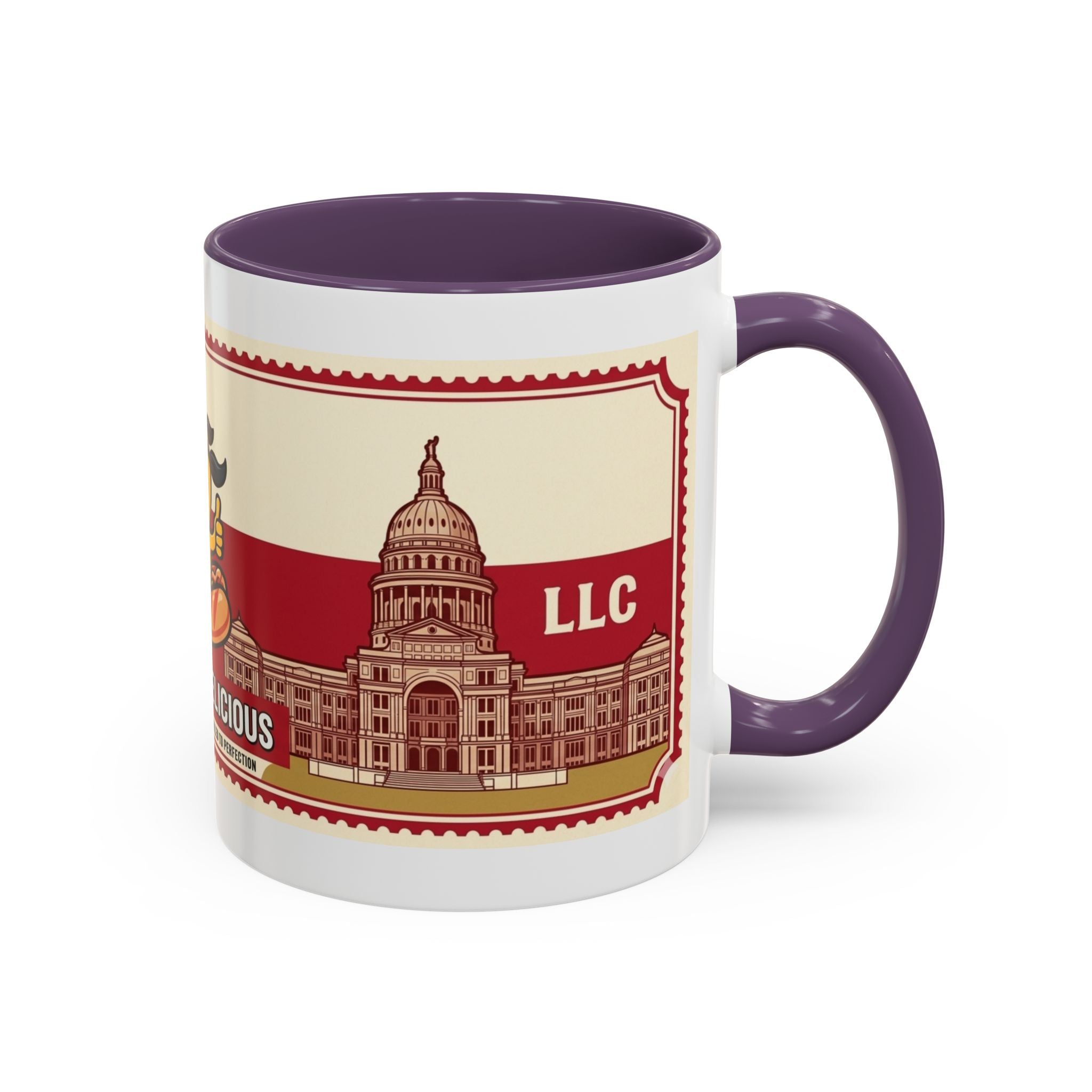 Rollin Dog Coffee Mug — Retro 'Dog Gone Delicious' Hot Dog Design (11/15oz)
