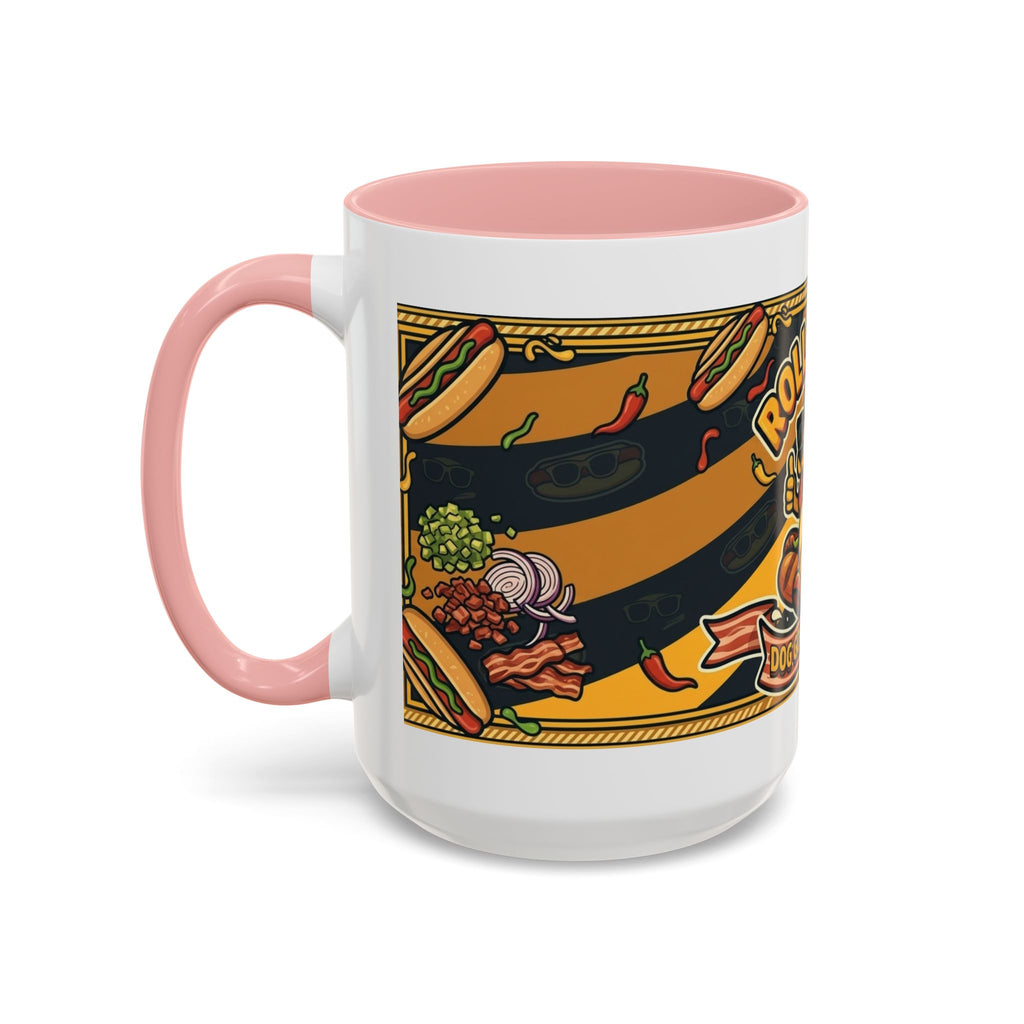 Rollin Dog Hot Dog Mug — Retro 'Dog Gone Delicious' Coffee Cup (11/15oz)