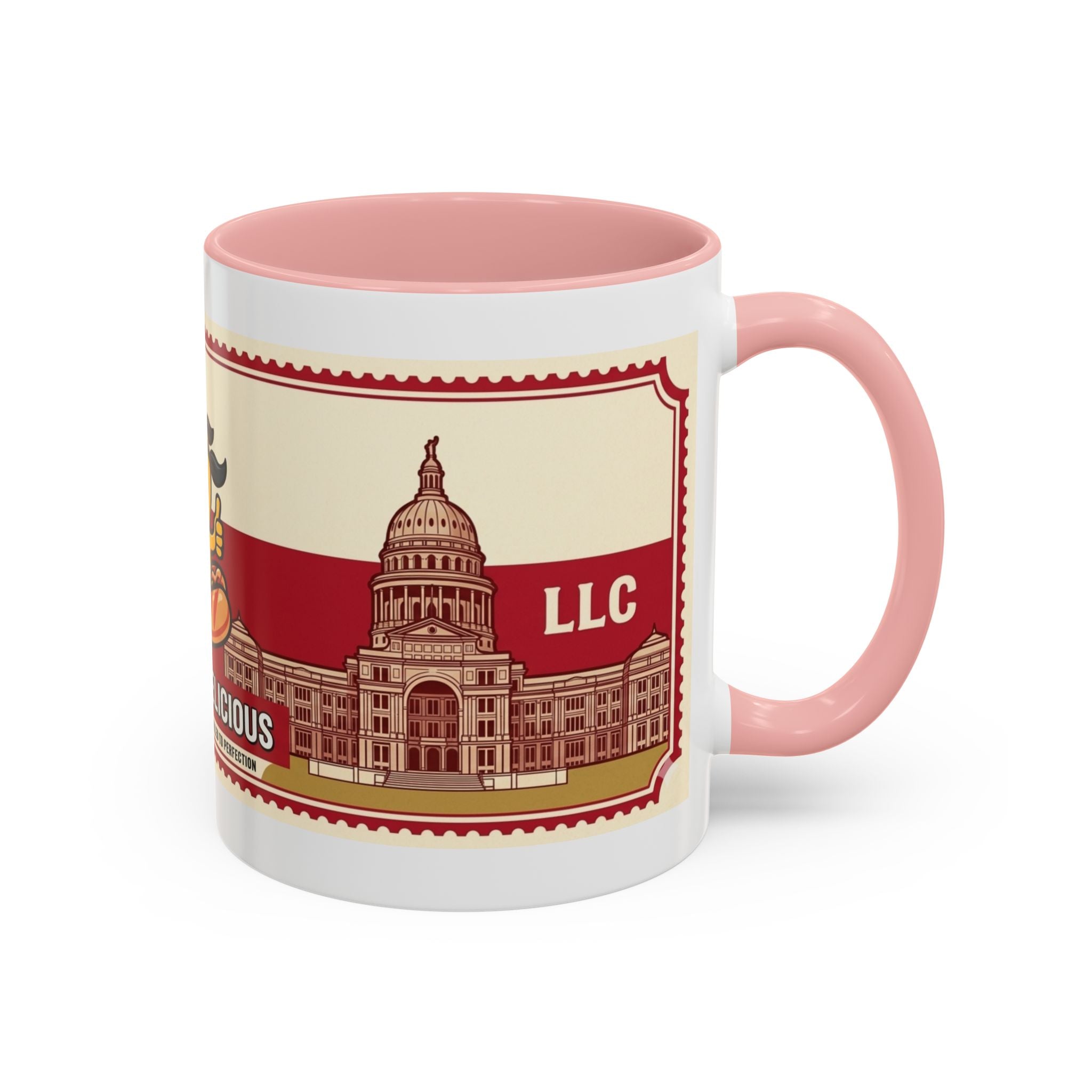 Rollin Dog Coffee Mug — Retro 'Dog Gone Delicious' Hot Dog Design (11/15oz)