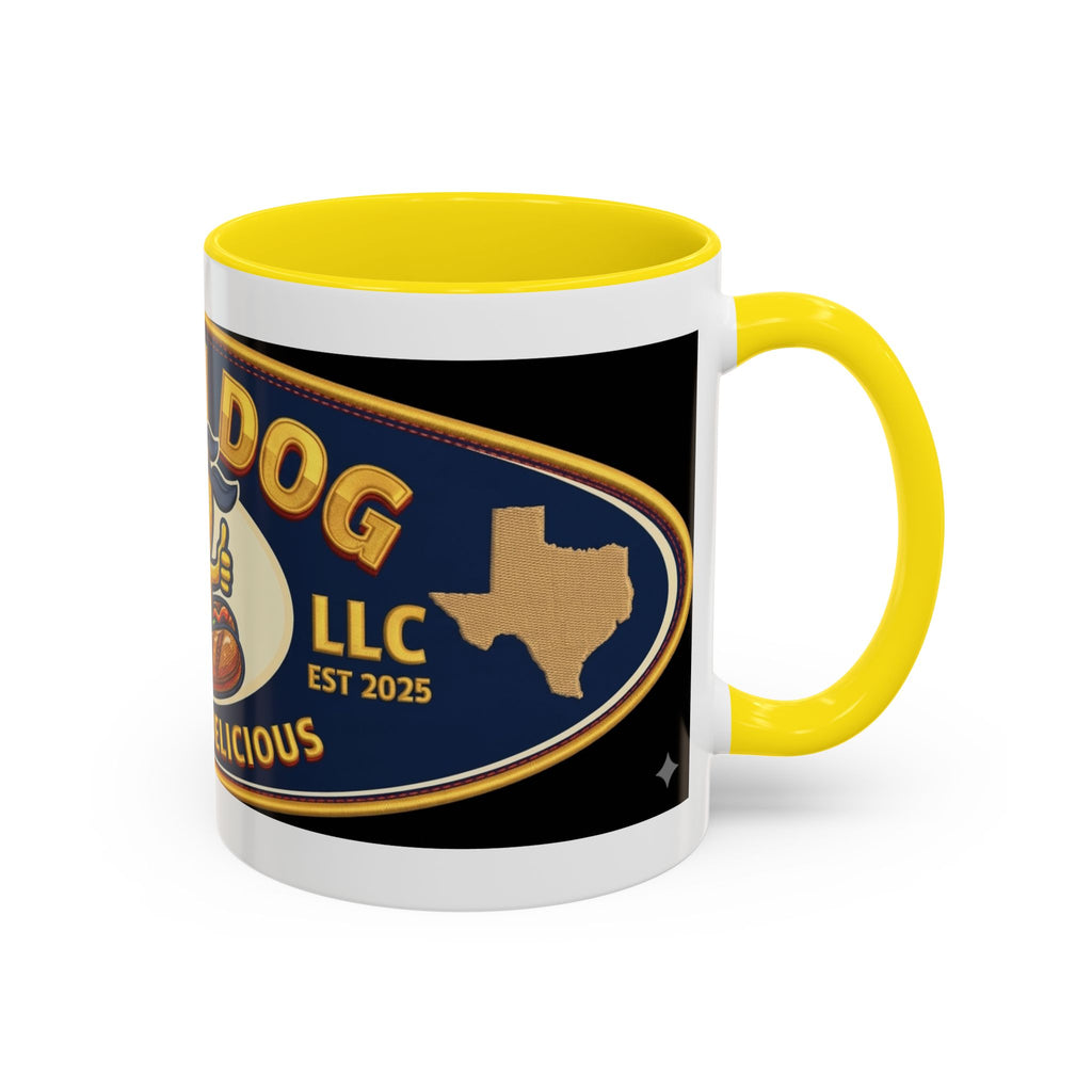Texas Rollin Dog Coffee Mug - 'Dog Gone Delicious' Novelty Accent Mug (11/15oz)