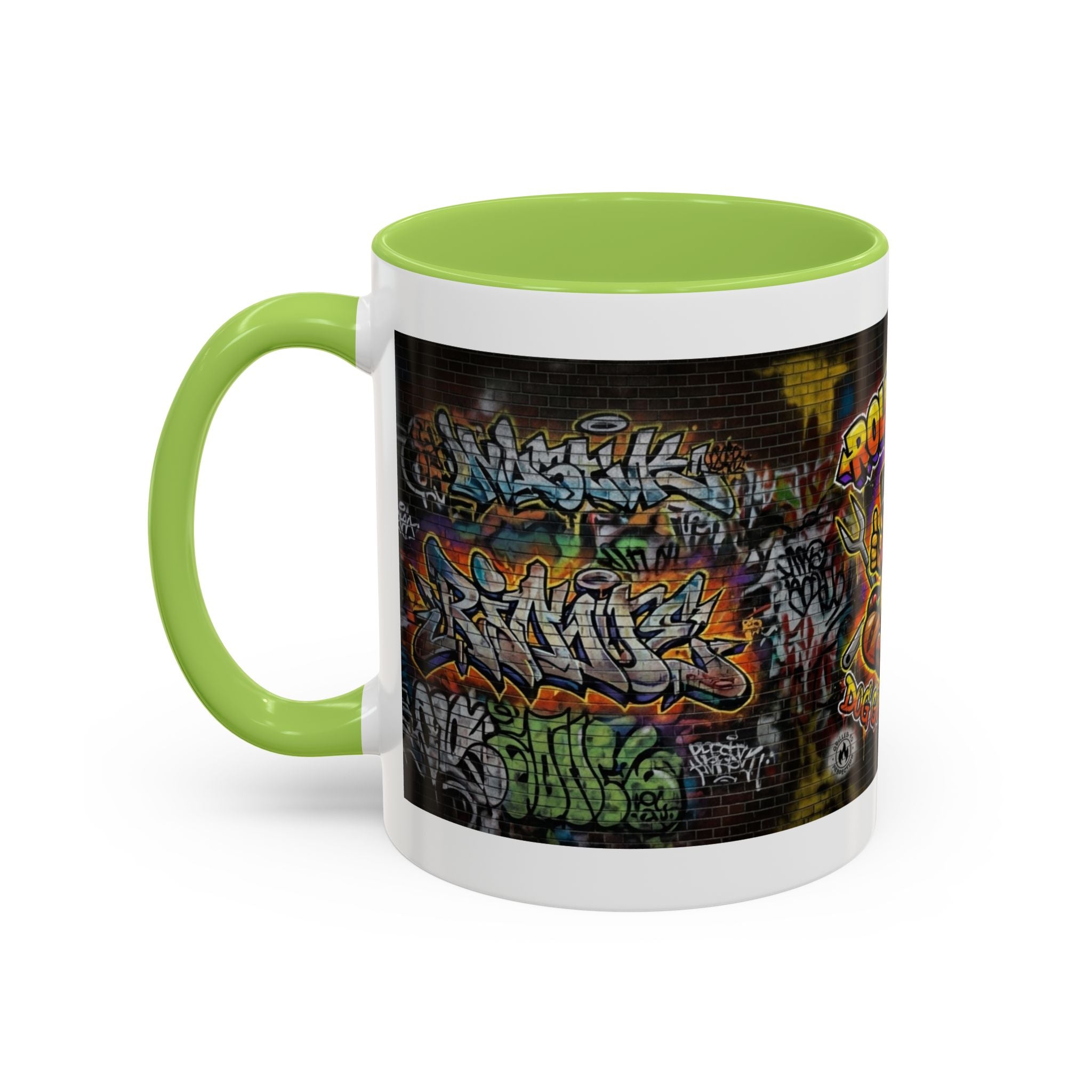Rollin Dog Hot Dog Mug — Graffiti Skate Vibe Coffee Cup (11/15oz)