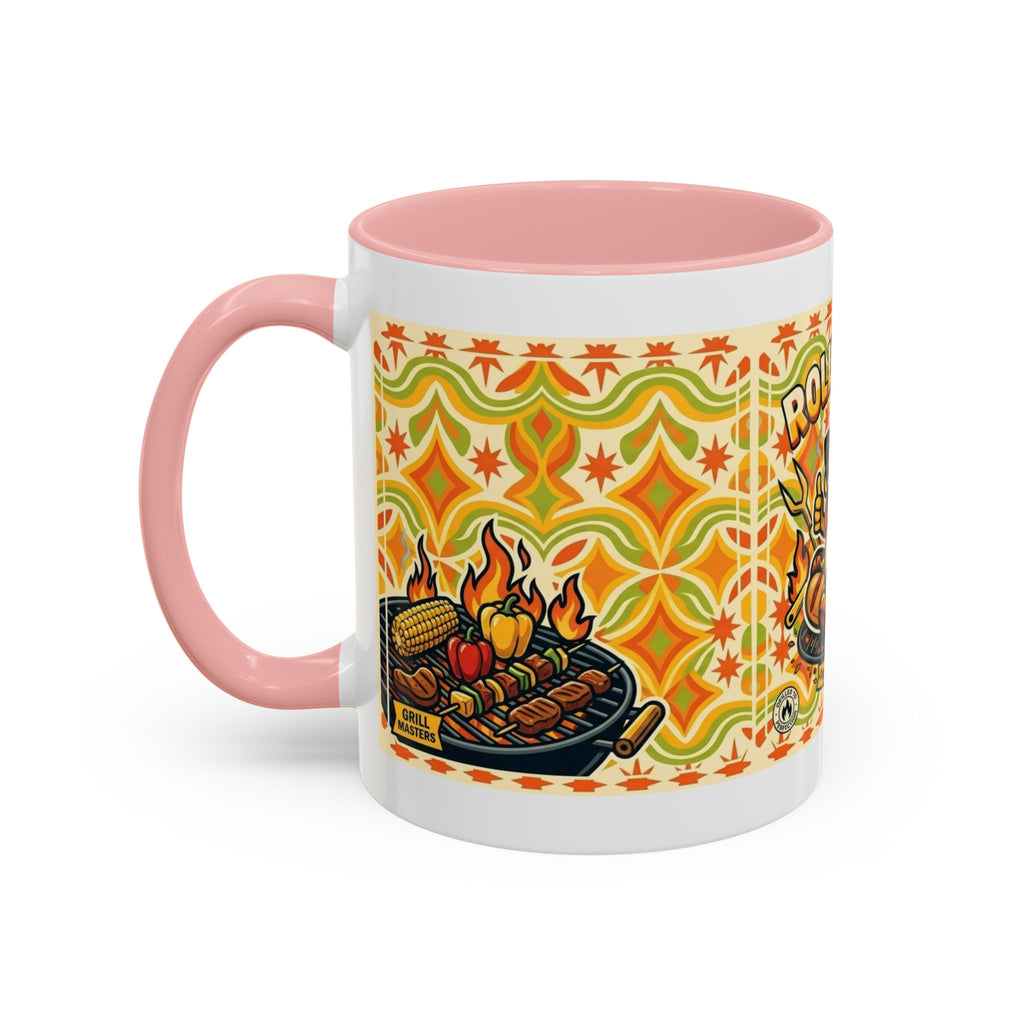 Retron Hot Dog Food Truck Accent Coffee Mug — "Rollin Dog" Retro Summer BBQ Mug (11/15oz)