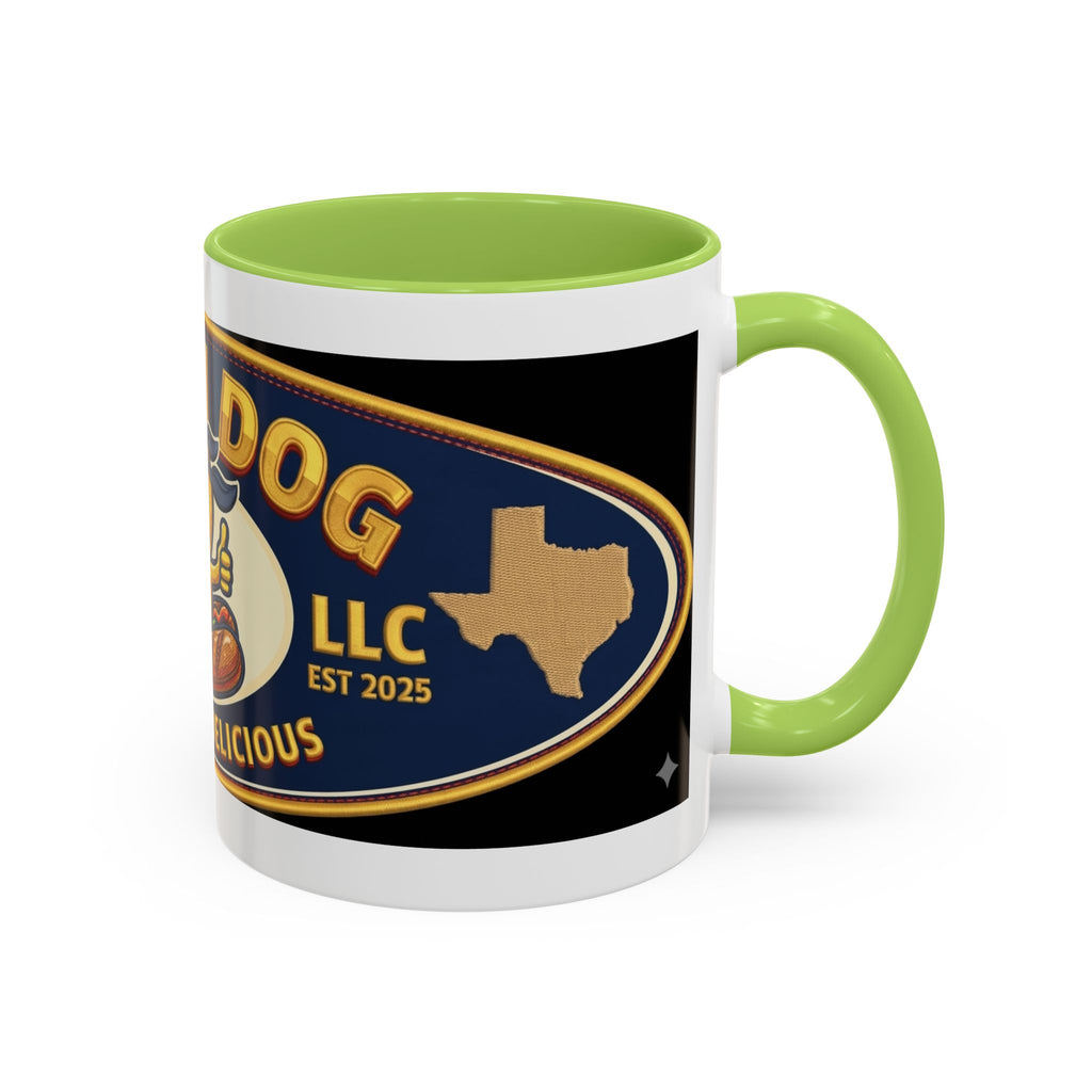 Texas Rollin Dog Coffee Mug - 'Dog Gone Delicious' Novelty Accent Mug (11/15oz)