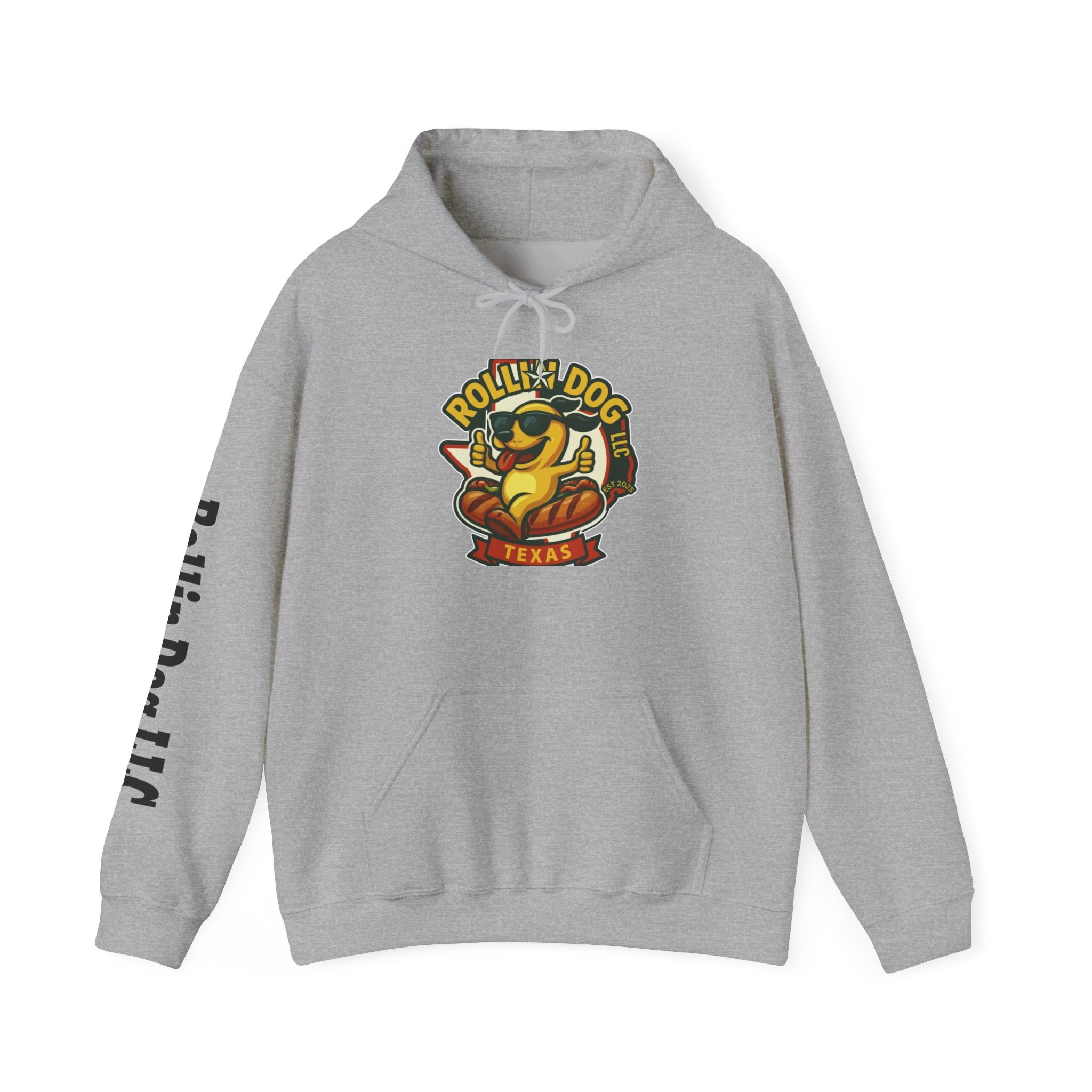 Texas Rollin Dog Unisex Heavy Blend™ Hooded Sweatshirt
