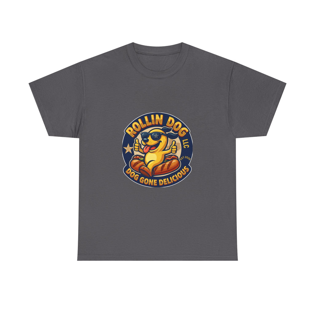T-Shirt — "Texas Rollin Dog" Retro Hot Dog Mascot Tee