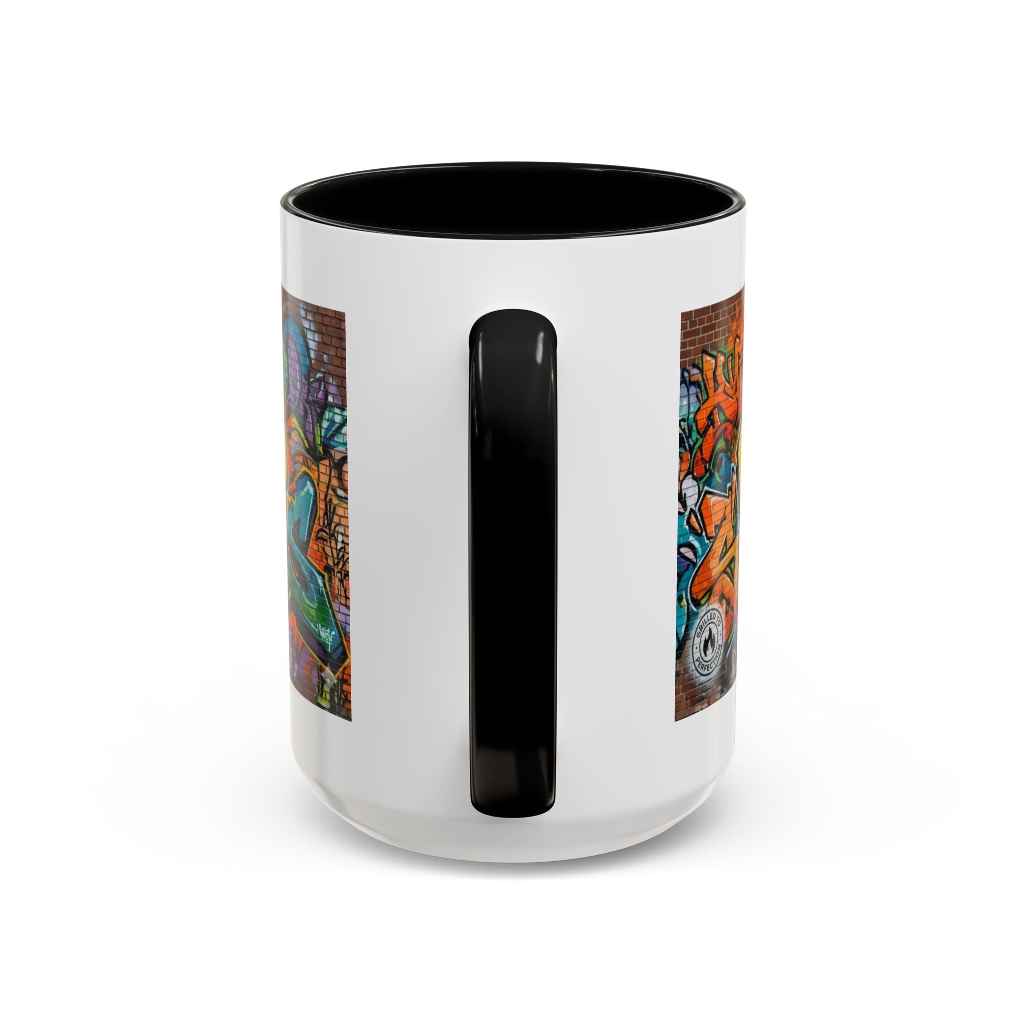 Rollin' Dog Graffiti Coffee Mug — Fun Hot Dog Street Art Accent Mug (11/15oz)