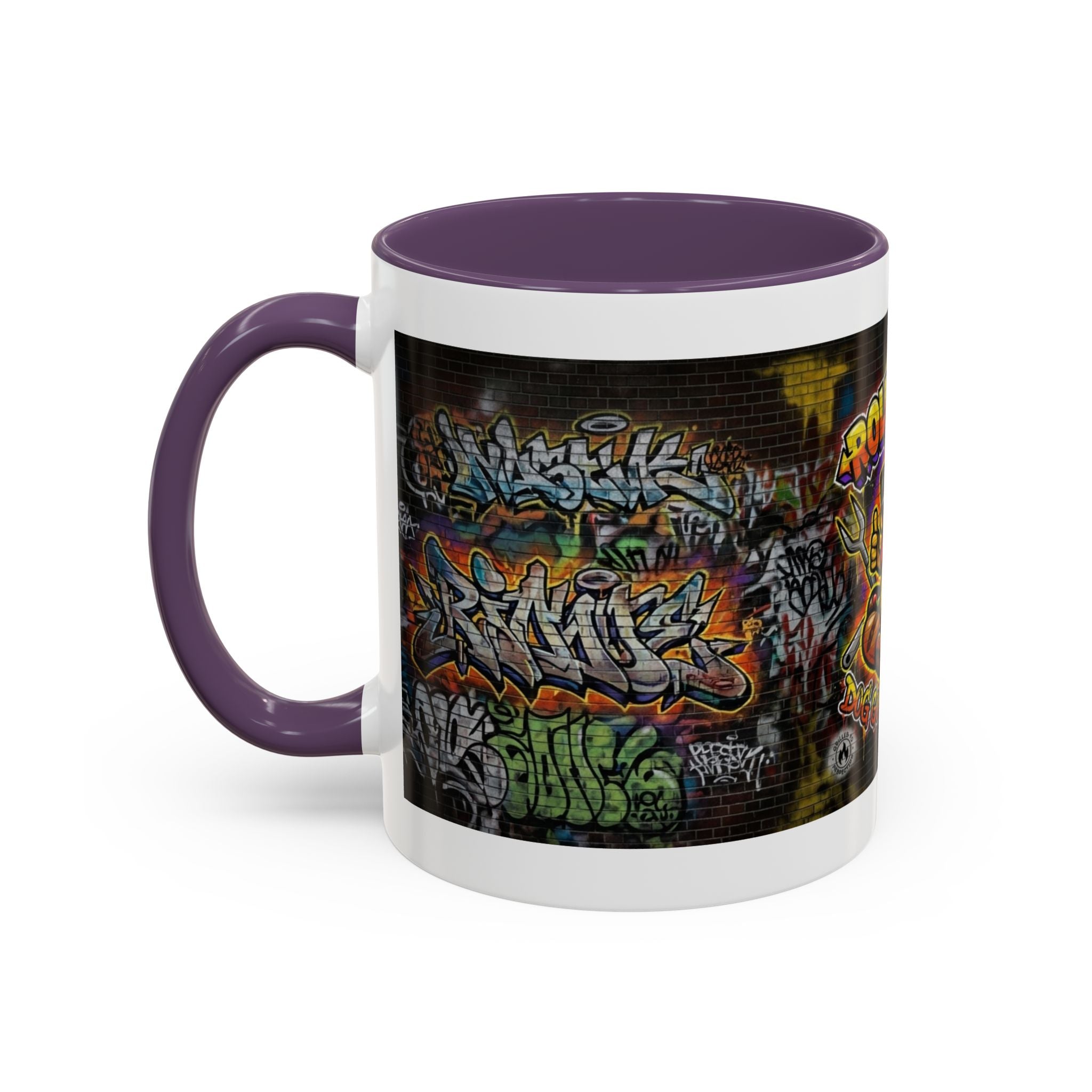 Rollin Dog Hot Dog Mug — Graffiti Skate Vibe Coffee Cup (11/15oz)