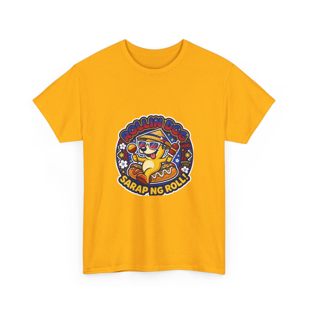 T-Shirt — 'Sarap ng Roll' Retro Cartoon Lumpia Design