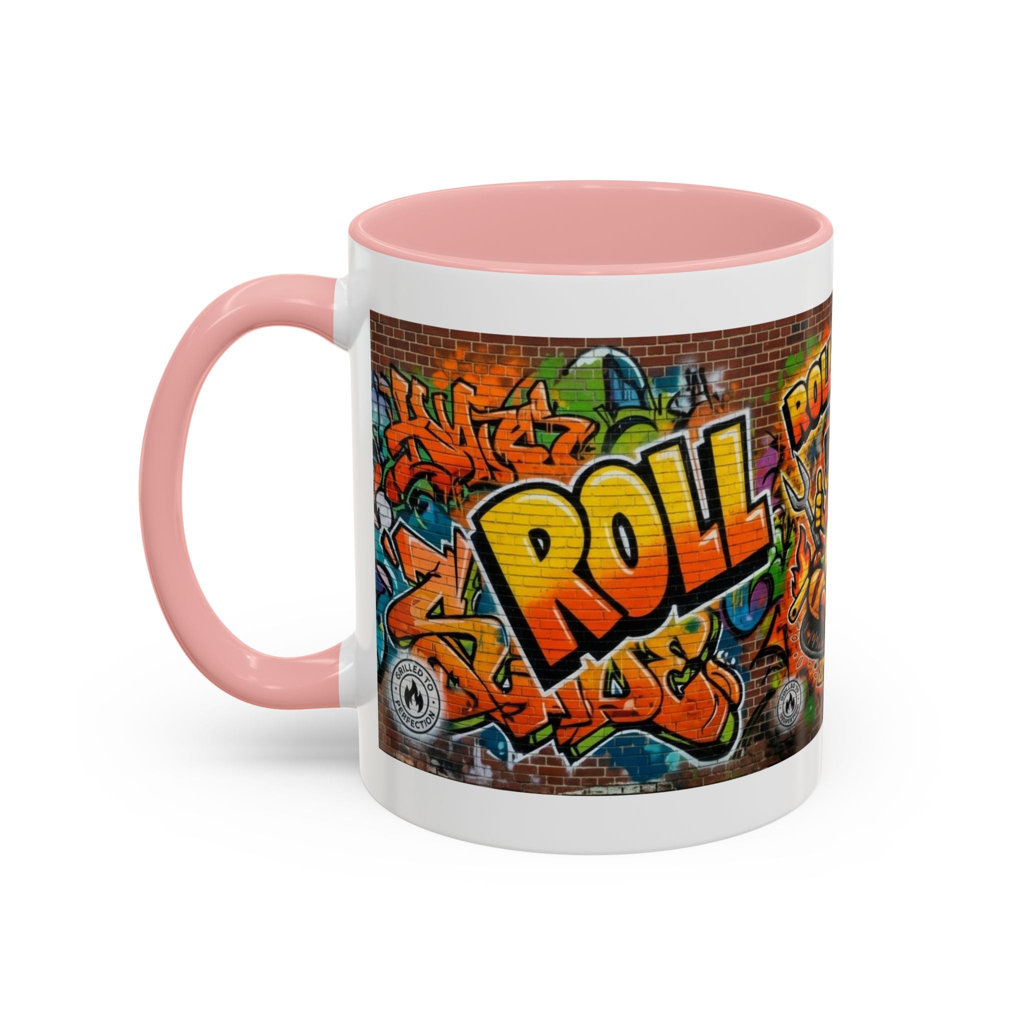 Rollin' Dog Graffiti Coffee Mug — Fun Hot Dog Street Art Accent Mug (11/15oz)