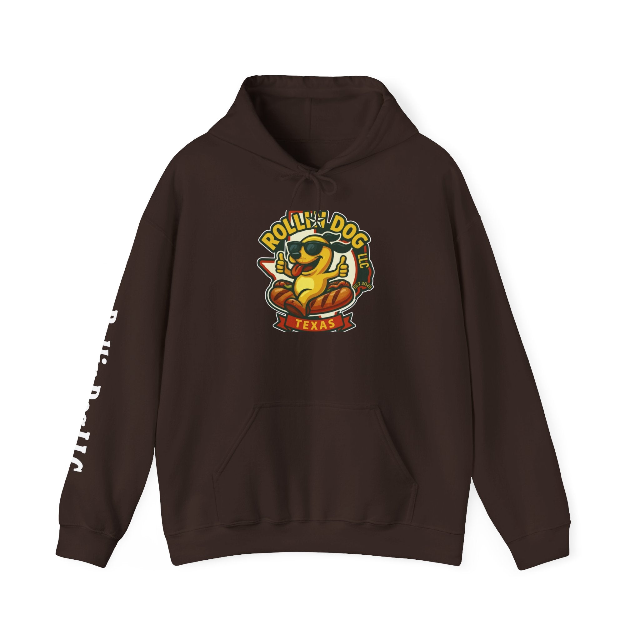 Texas Rollin Dog Unisex Heavy Blend™ Hooded Sweatshirt