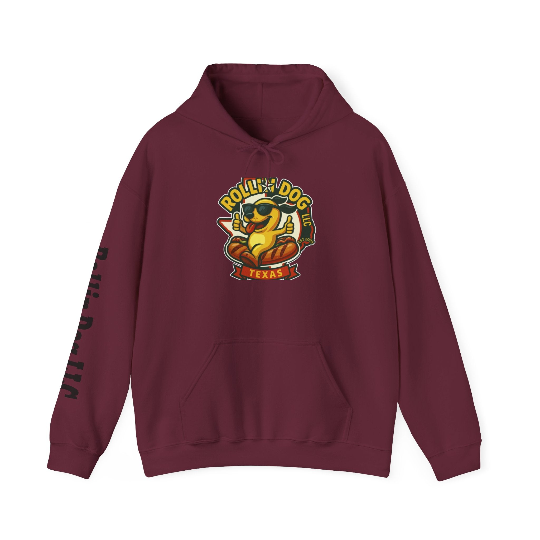 Texas Rollin Dog Unisex Heavy Blend™ Hooded Sweatshirt