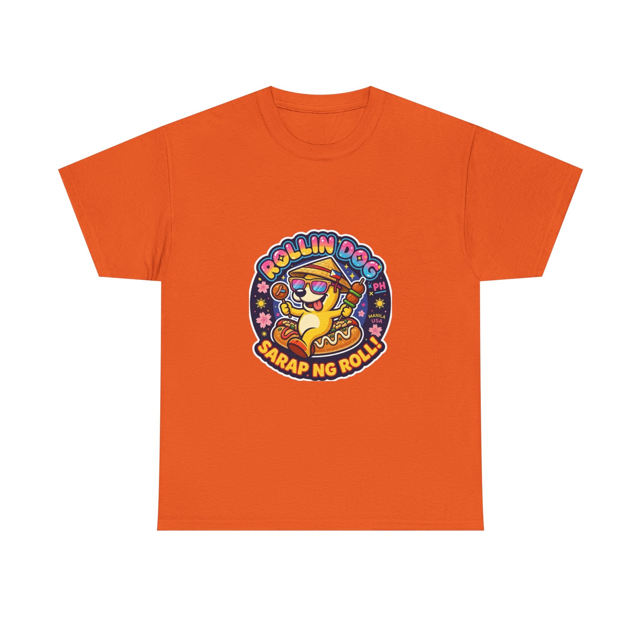 T-Shirt — "Rollin Dog" Sarap ng Roll Cute Filipino Foodie Tee