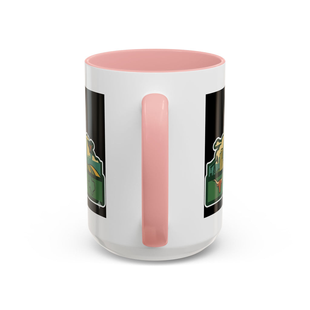 San Antonio Rollin Dog Coffee Mug — Fun Hot Dog Logo Accent Mug (11/15oz)