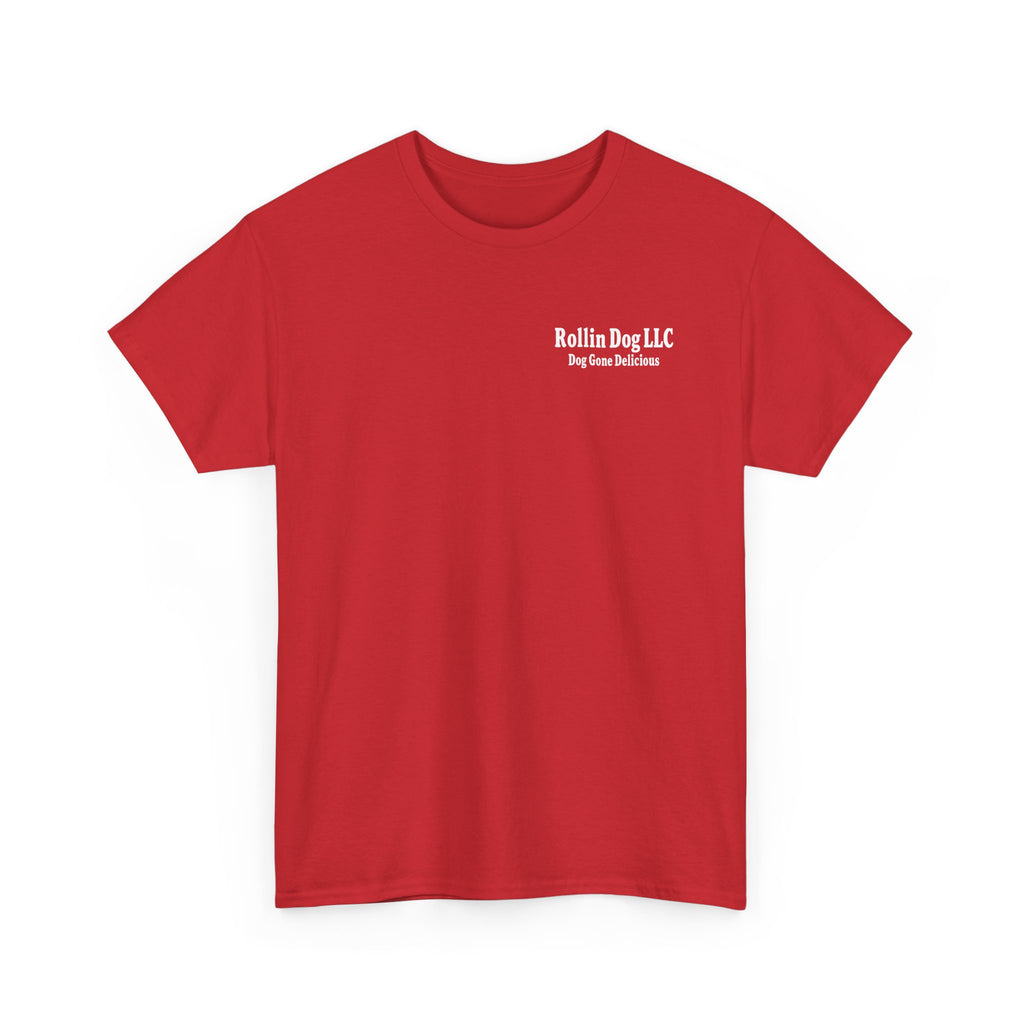 Rollin Dog Tee Graffiti 3 — 'Rollin Dog: Dog Gone Delicious' Graphic T‑Shirt