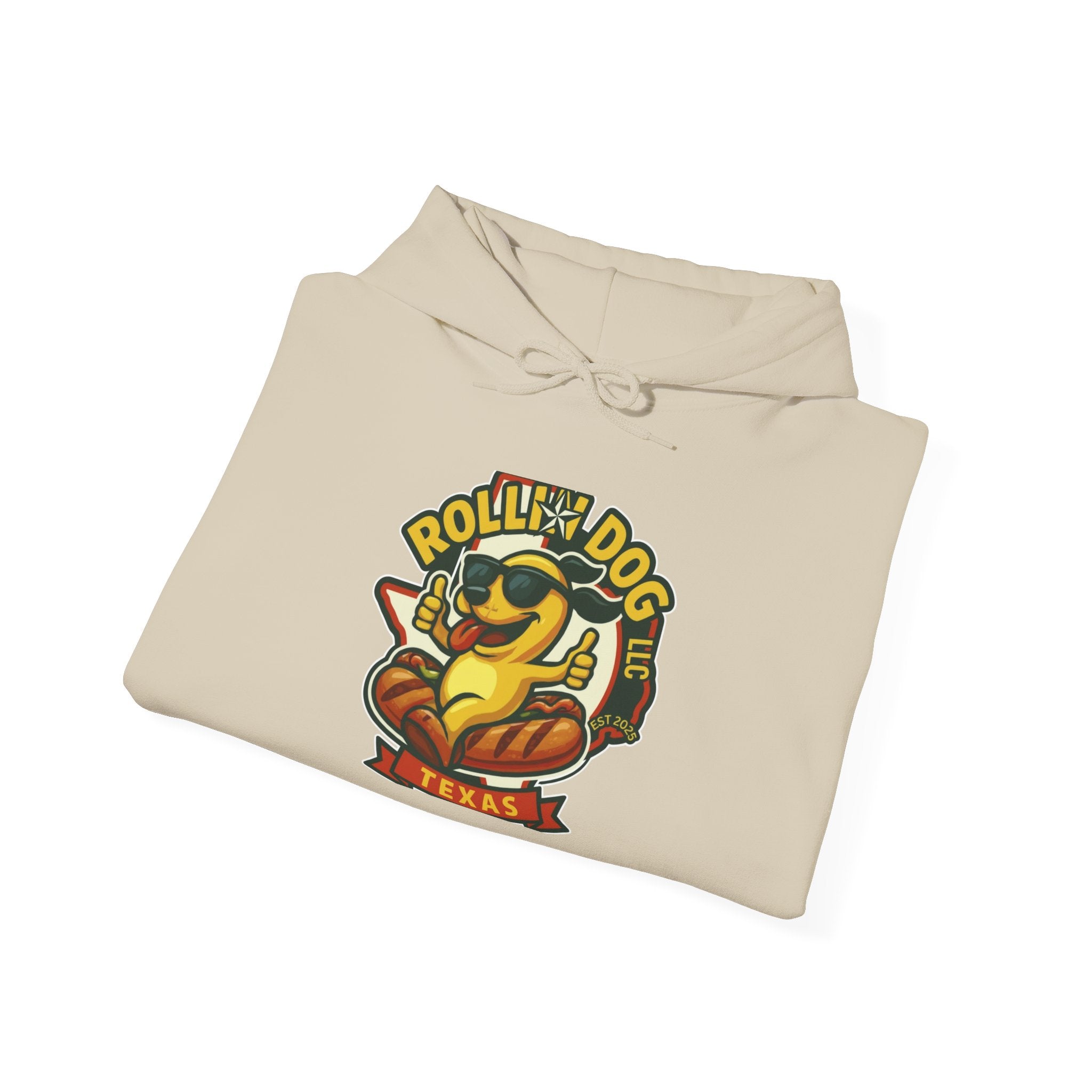 Texas Rollin Dog Unisex Heavy Blend™ Hooded Sweatshirt