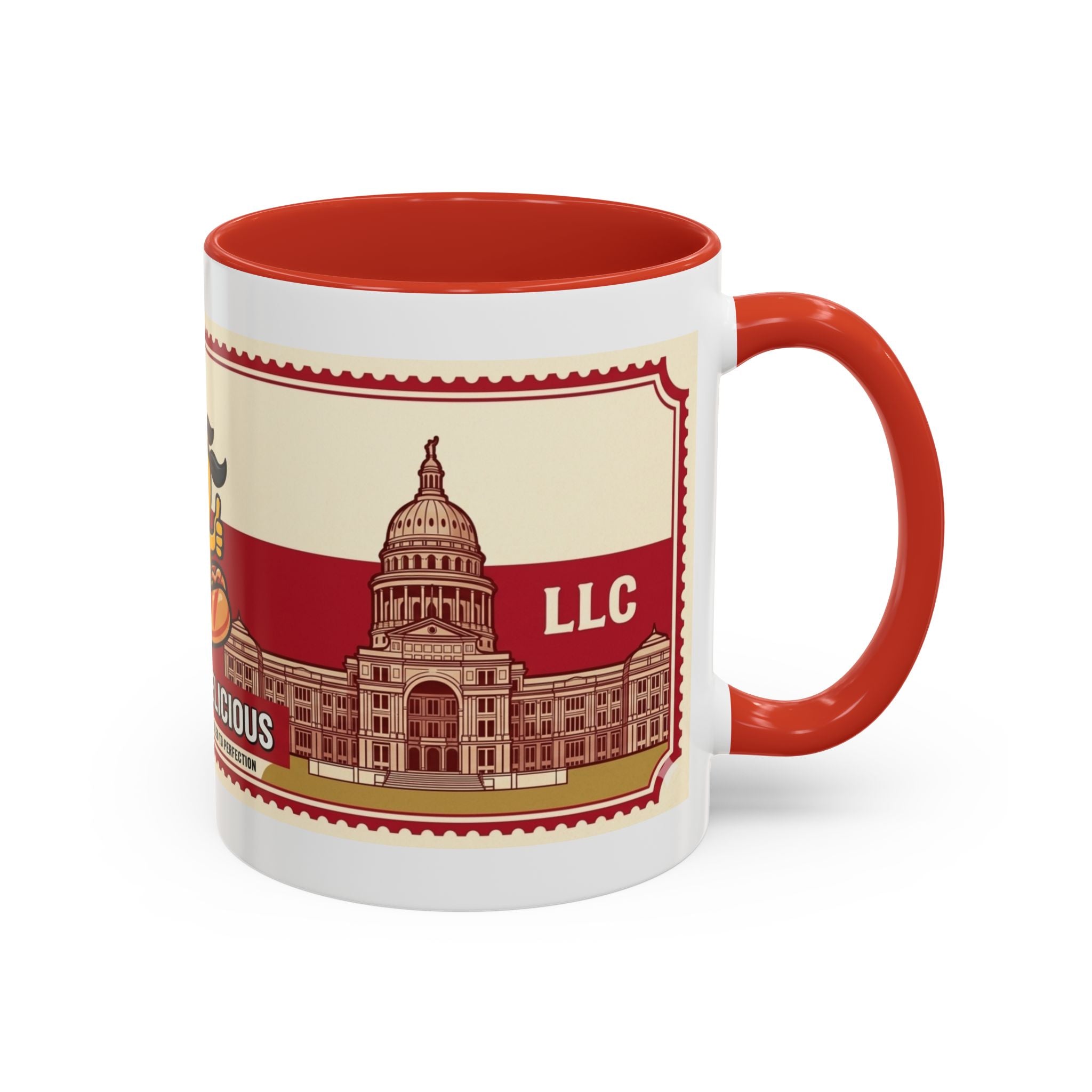 Rollin Dog Coffee Mug — Retro 'Dog Gone Delicious' Hot Dog Design (11/15oz)